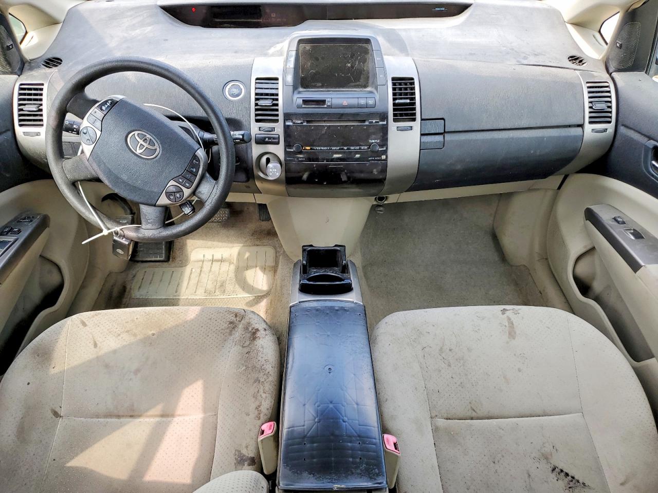 2006 Toyota Prius Base Red vin: JTDKB20U067521558