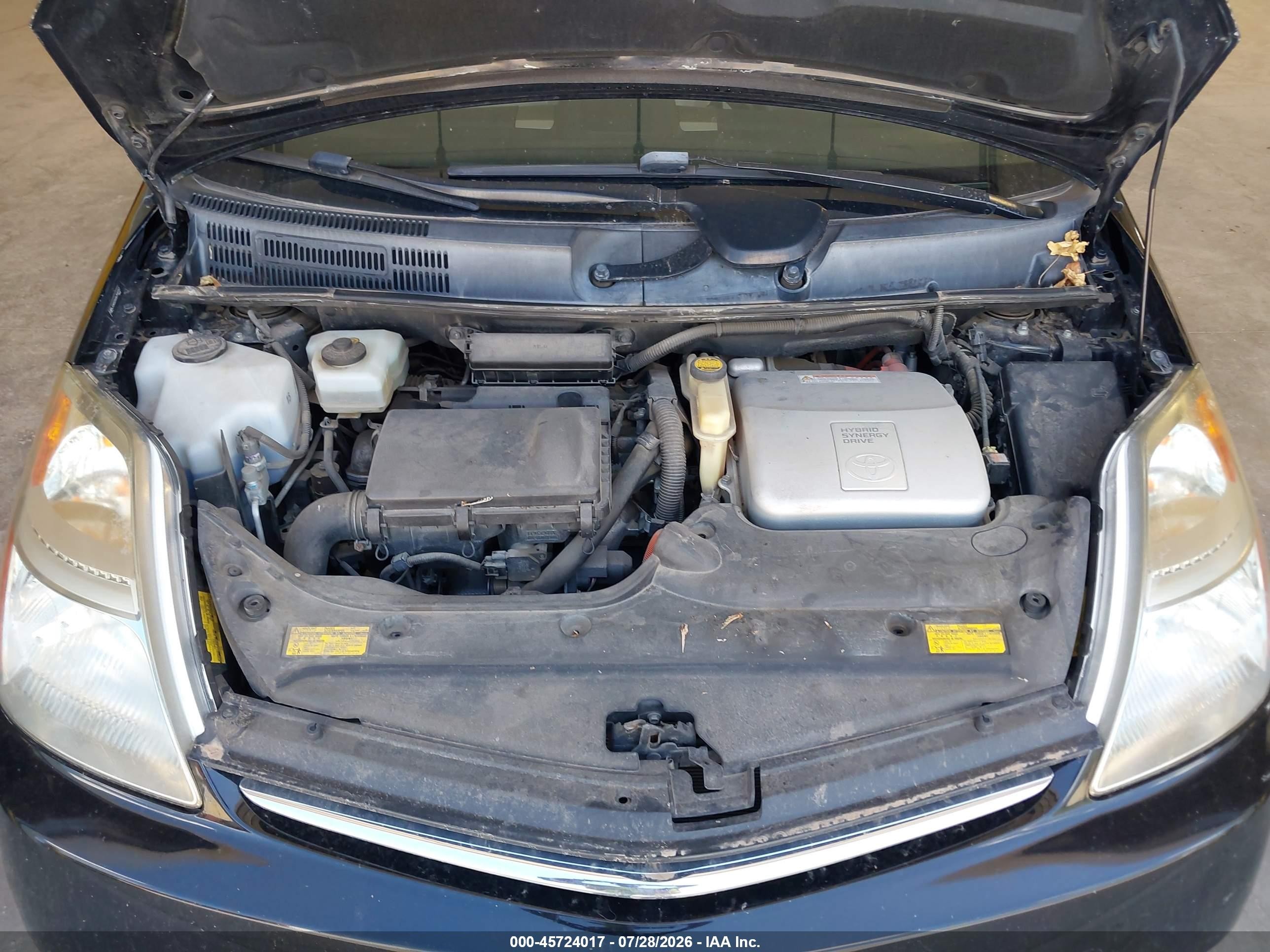 2006 Toyota Prius   Black vin: JTDKB20U067540157