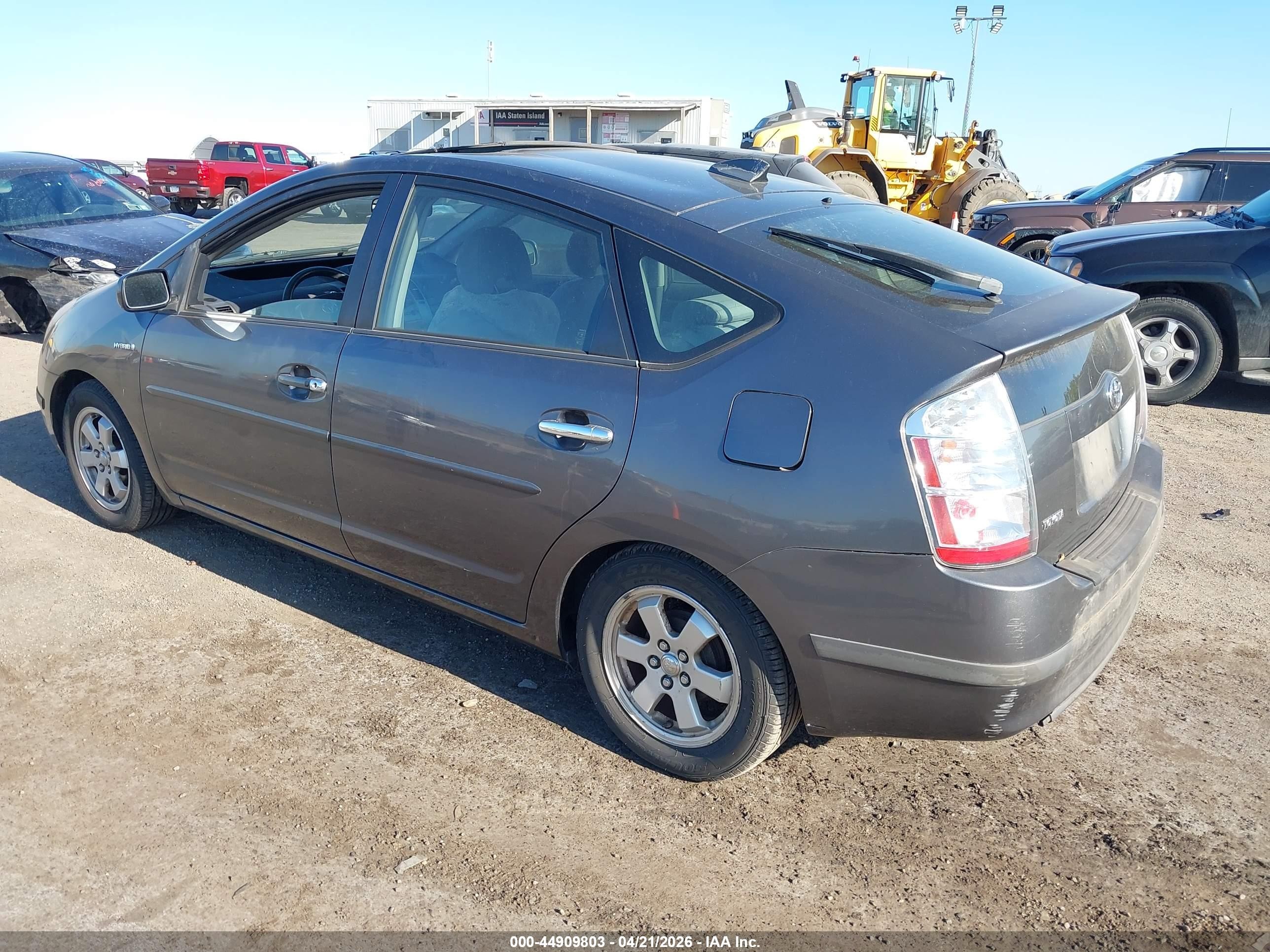 2007 Toyota Prius Gray vin: JTDKB20U073217414