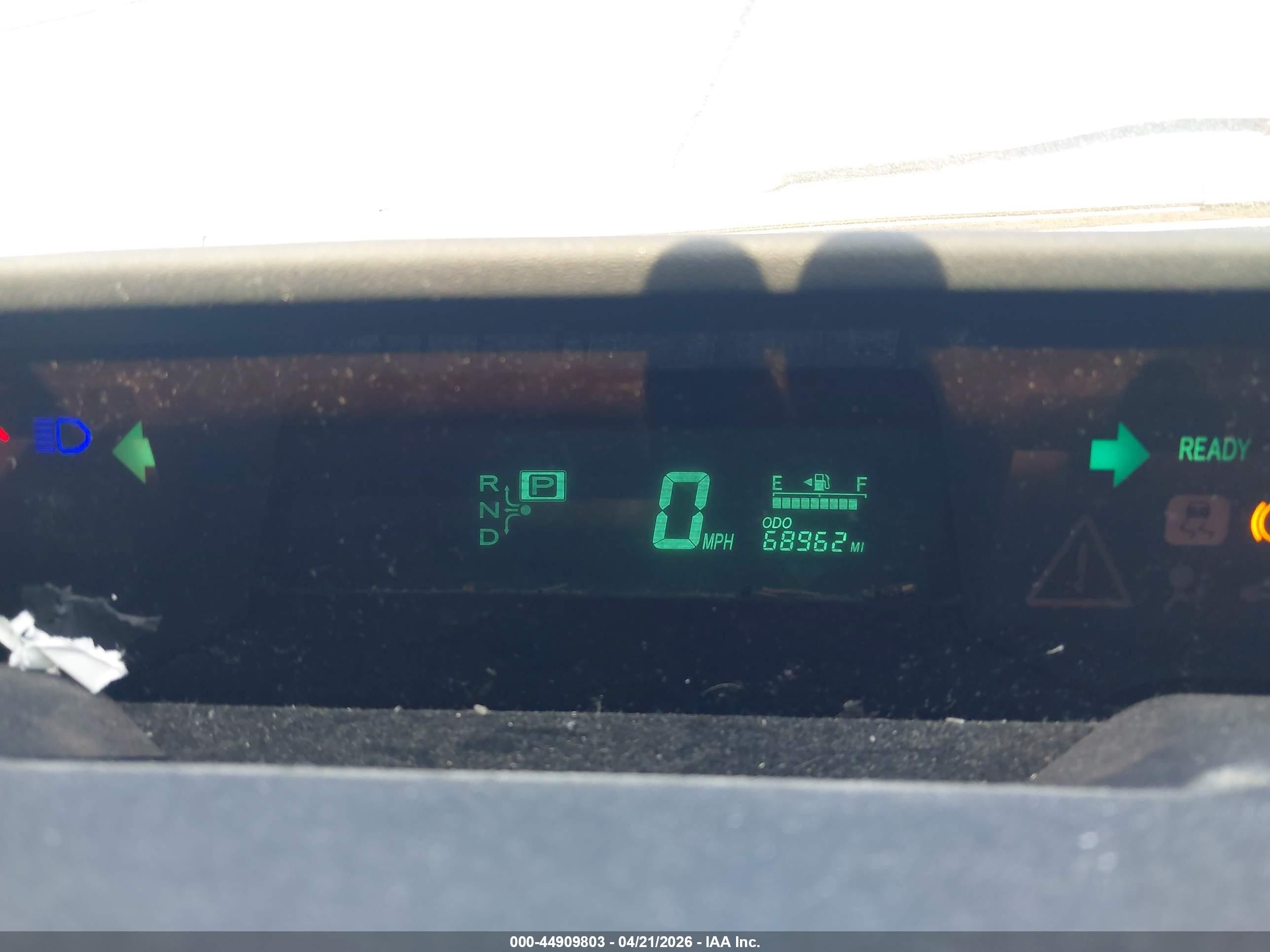 2007 Toyota Prius Gray vin: JTDKB20U073217414