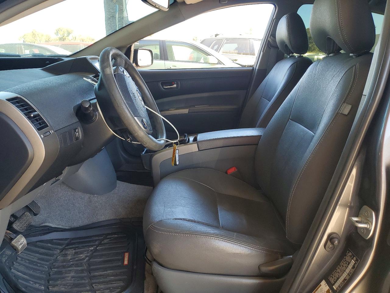 2007 Toyota Prius Base Gray vin: JTDKB20U073225772