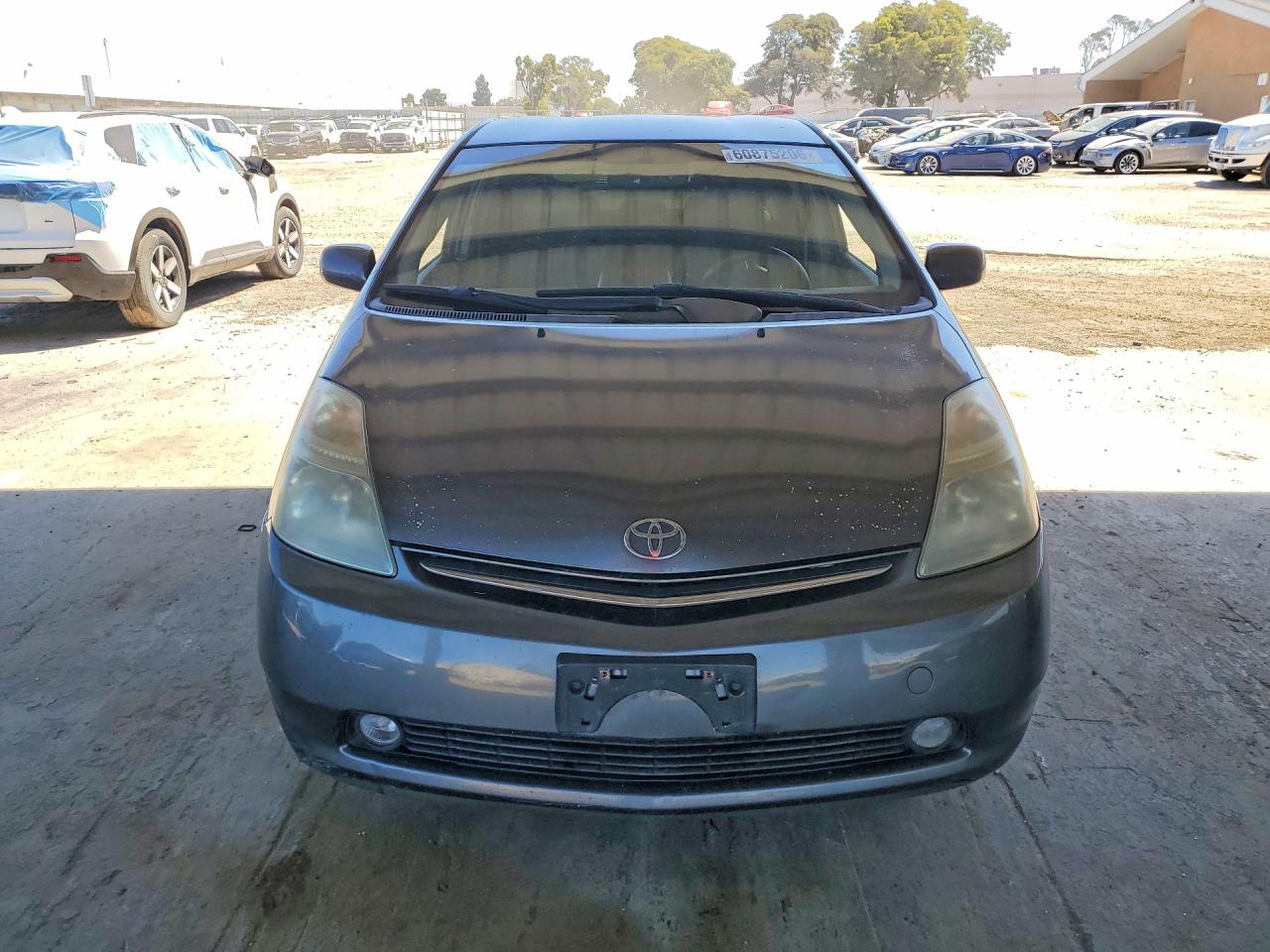 2007 Toyota Prius Base Gray vin: JTDKB20U073225772