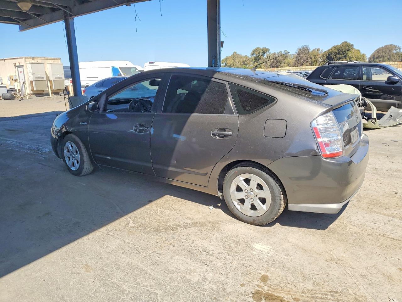 2007 Toyota Prius Base Gray vin: JTDKB20U073225772