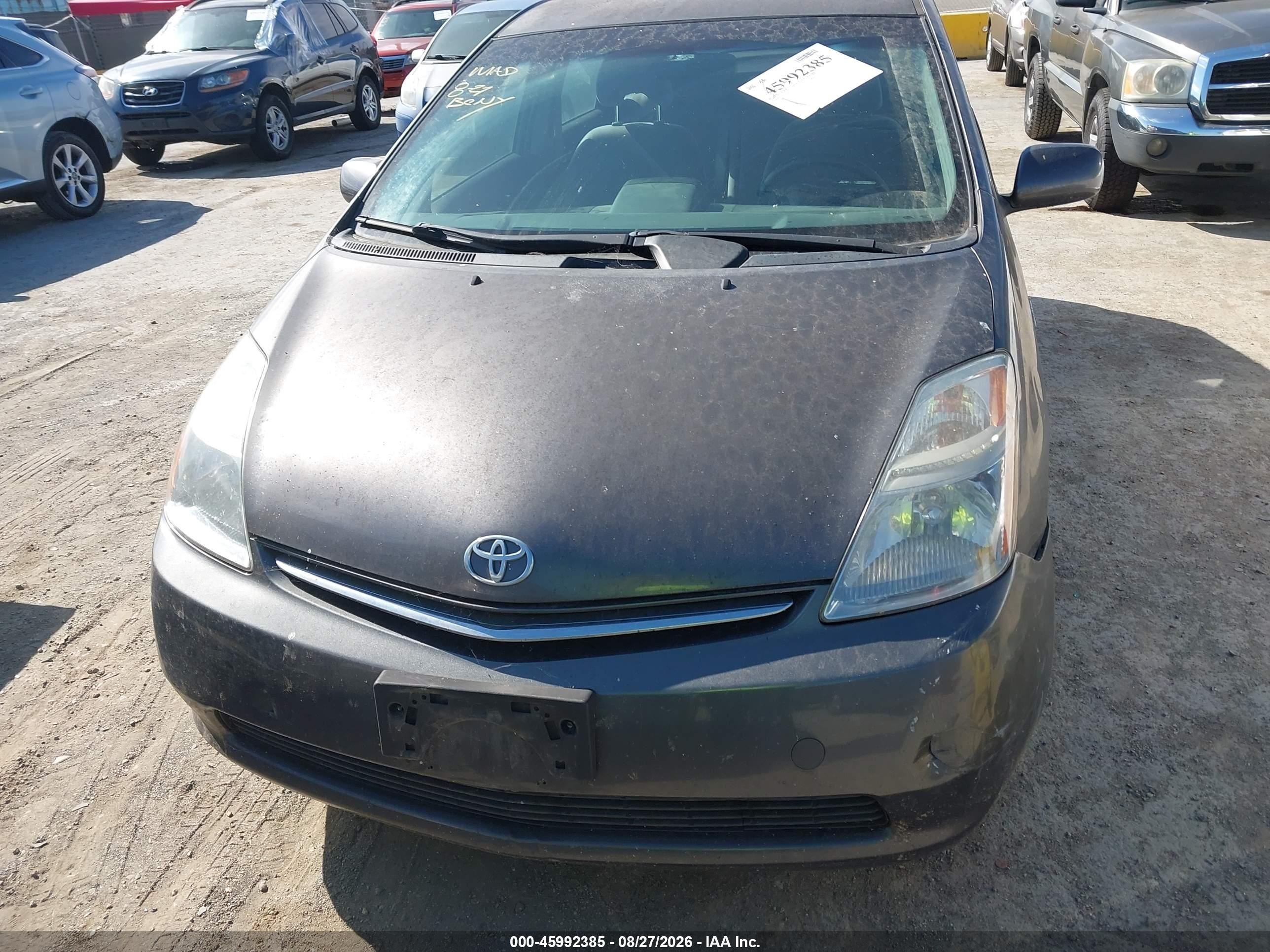 2007 Toyota Prius   Gray vin: JTDKB20U073227800