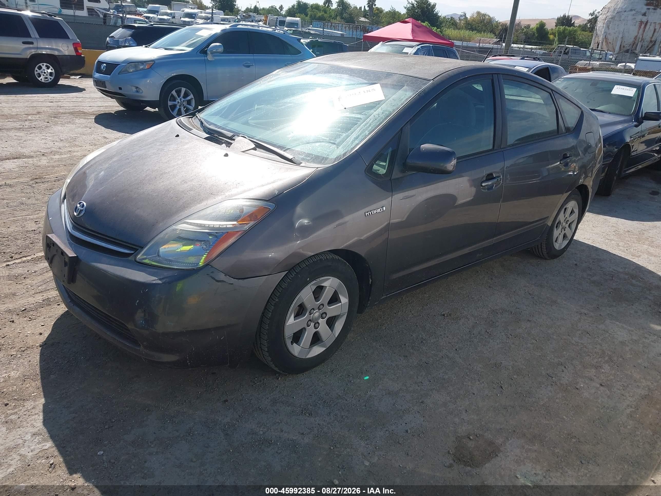 2007 Toyota Prius   Gray vin: JTDKB20U073227800