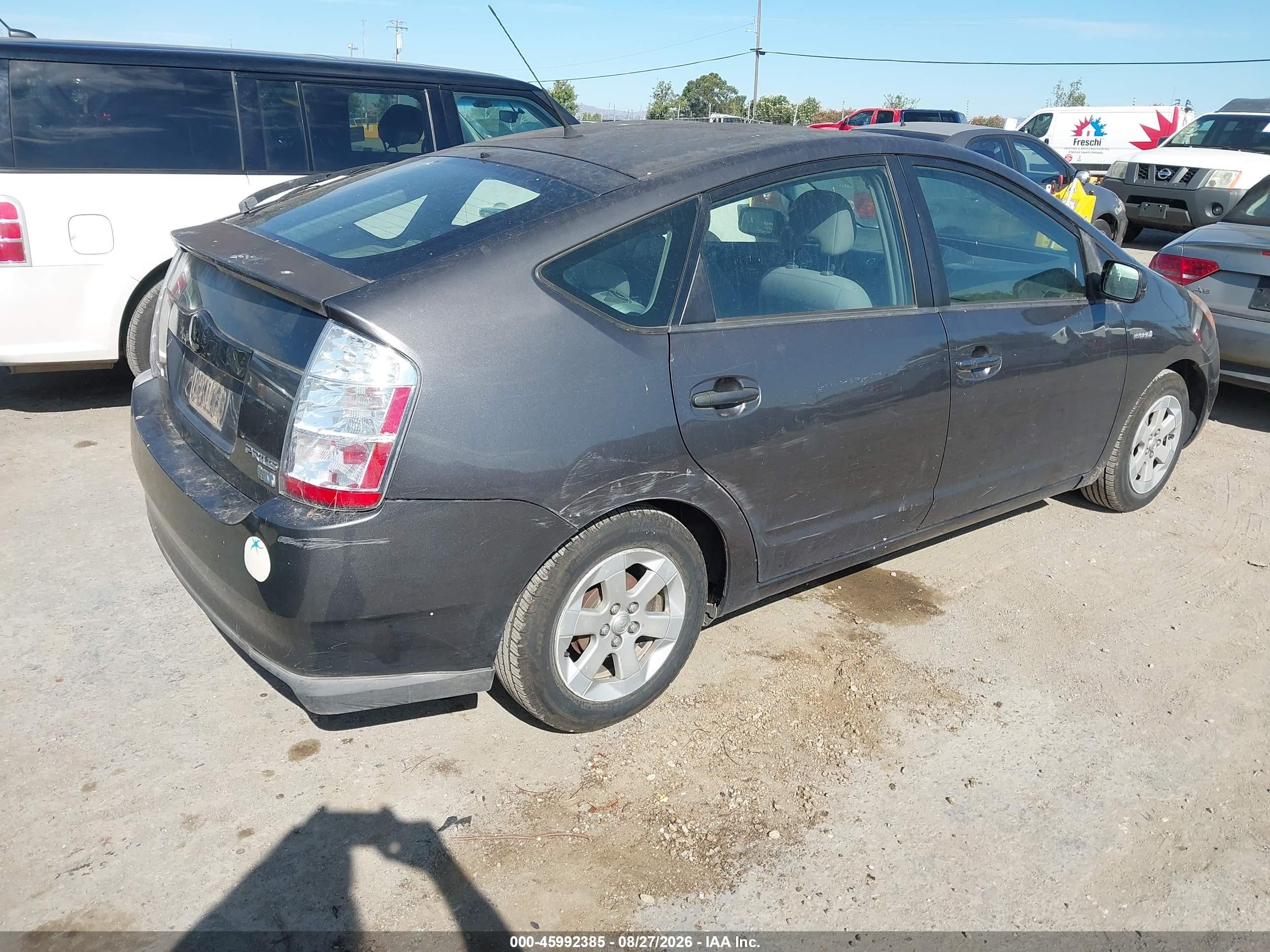 2007 Toyota Prius   Gray vin: JTDKB20U073227800