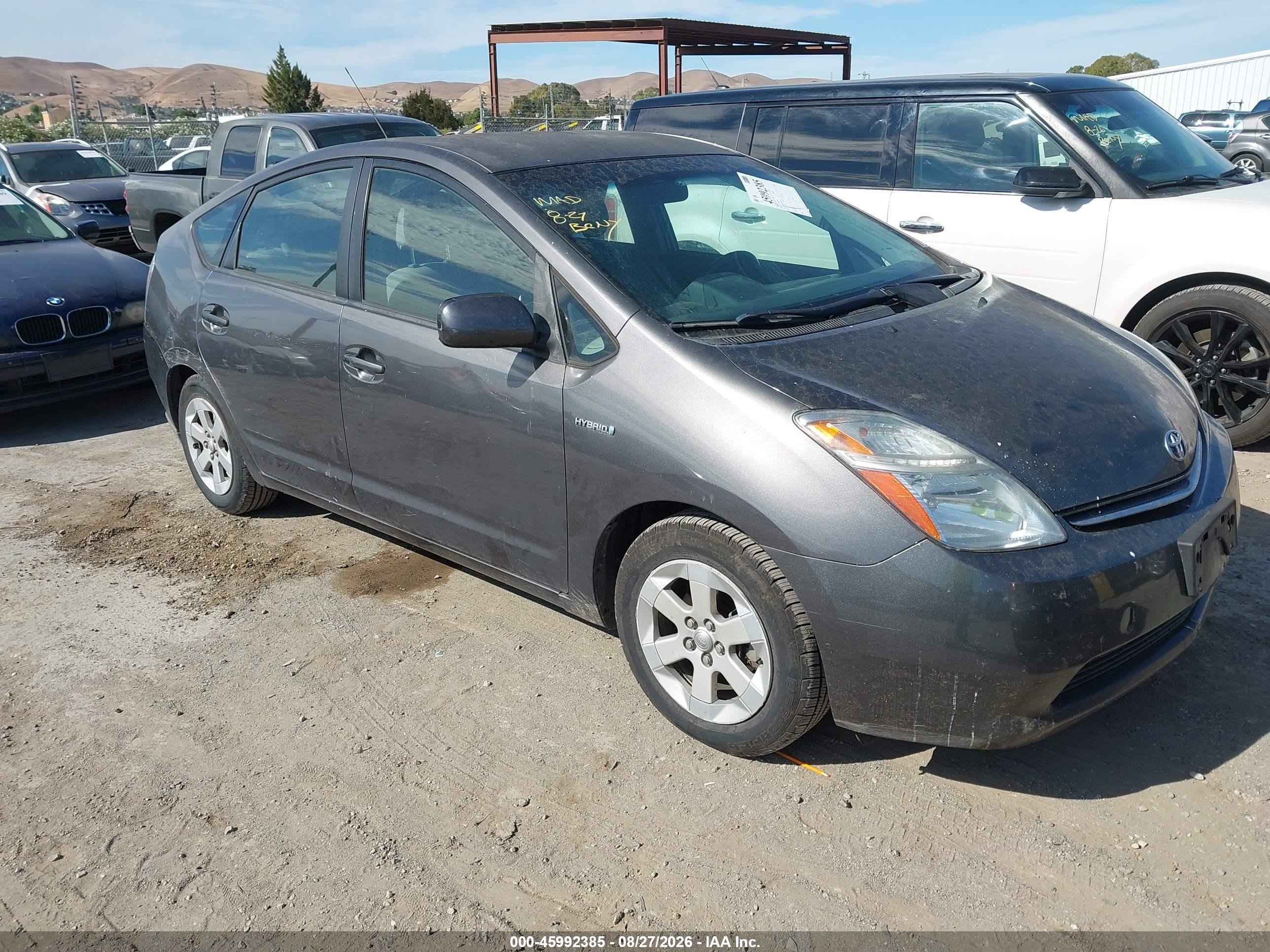 2007 Toyota Prius   Gray vin: JTDKB20U073227800