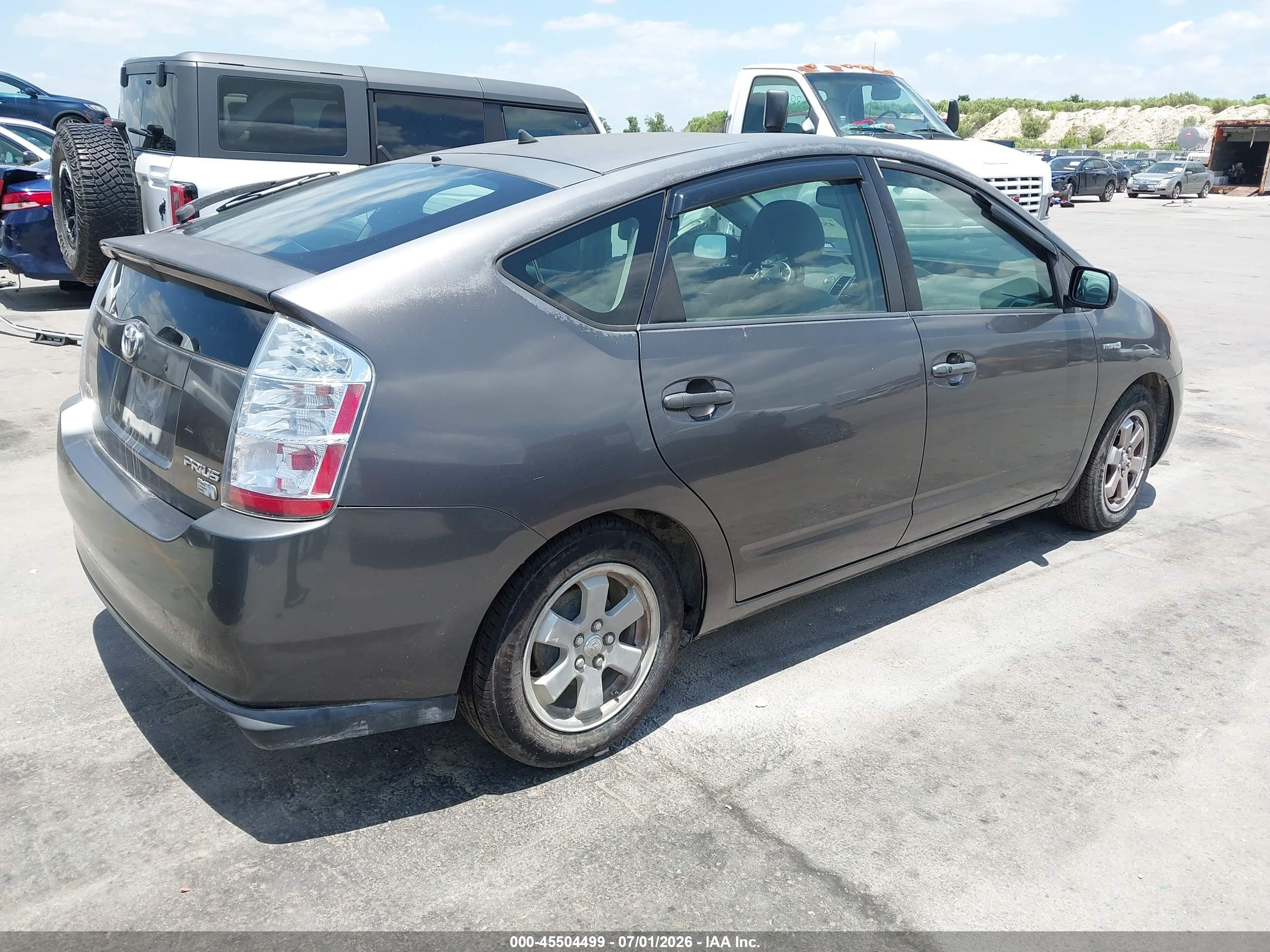 2007 Toyota Prius   Gray vin: JTDKB20U073230082