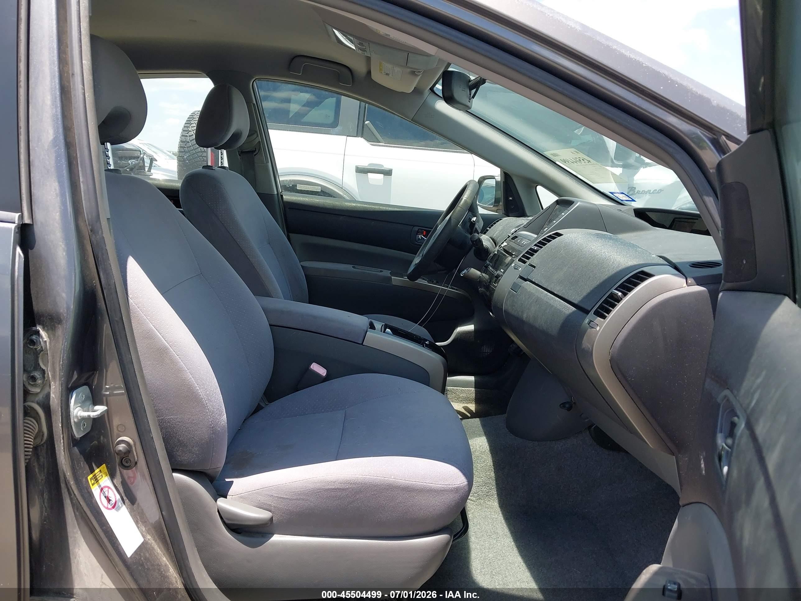 2007 Toyota Prius   Gray vin: JTDKB20U073230082