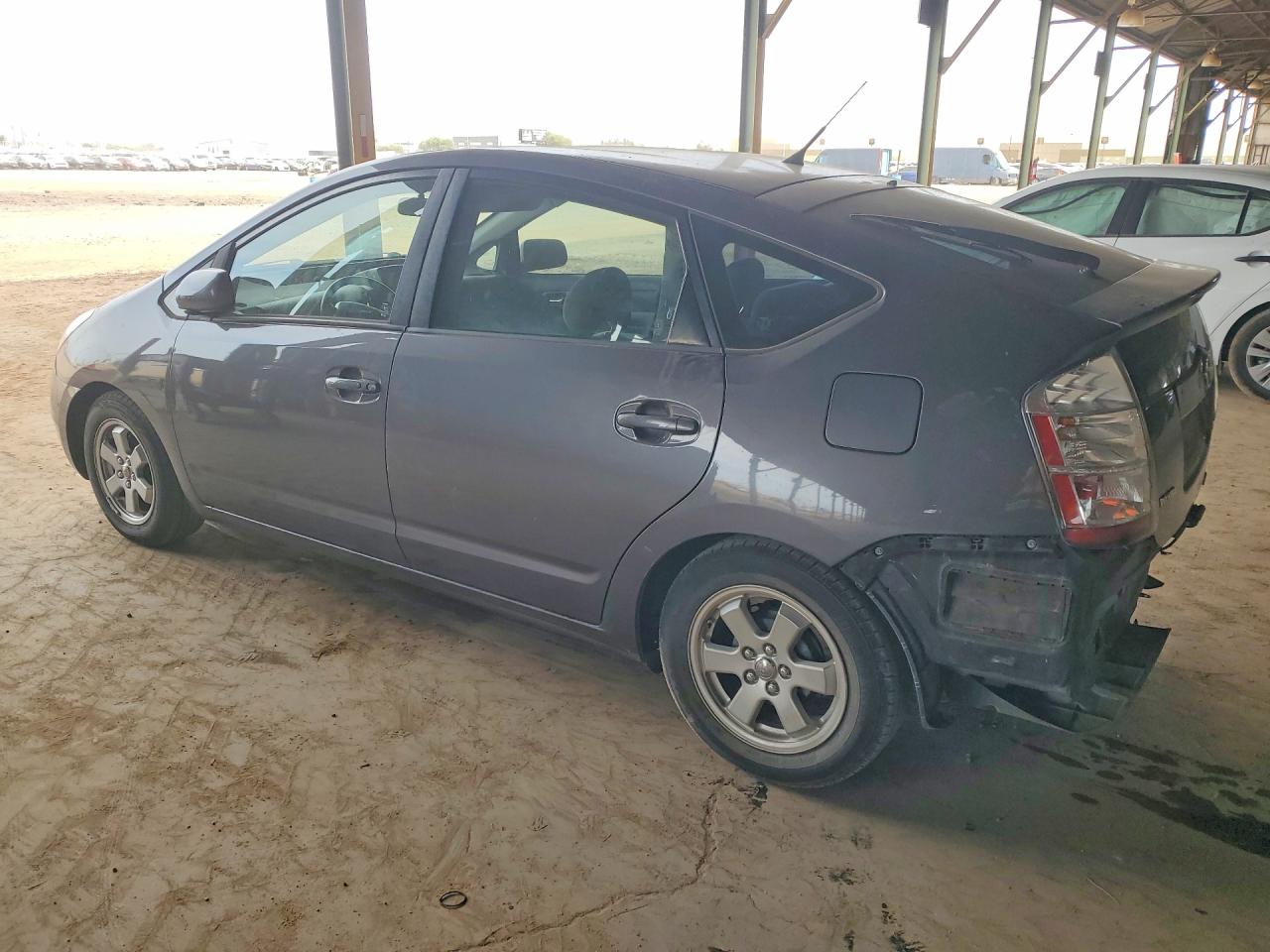 2007 Toyota Prius Base Gray vin: JTDKB20U073230244