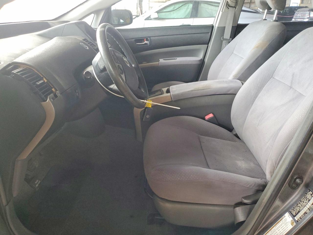 2007 Toyota Prius Base Gray vin: JTDKB20U073230244