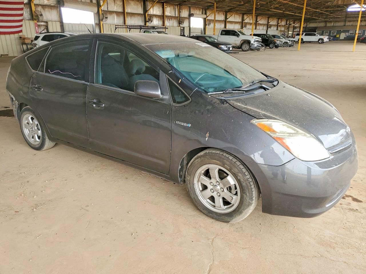 2007 Toyota Prius Base Gray vin: JTDKB20U073230244