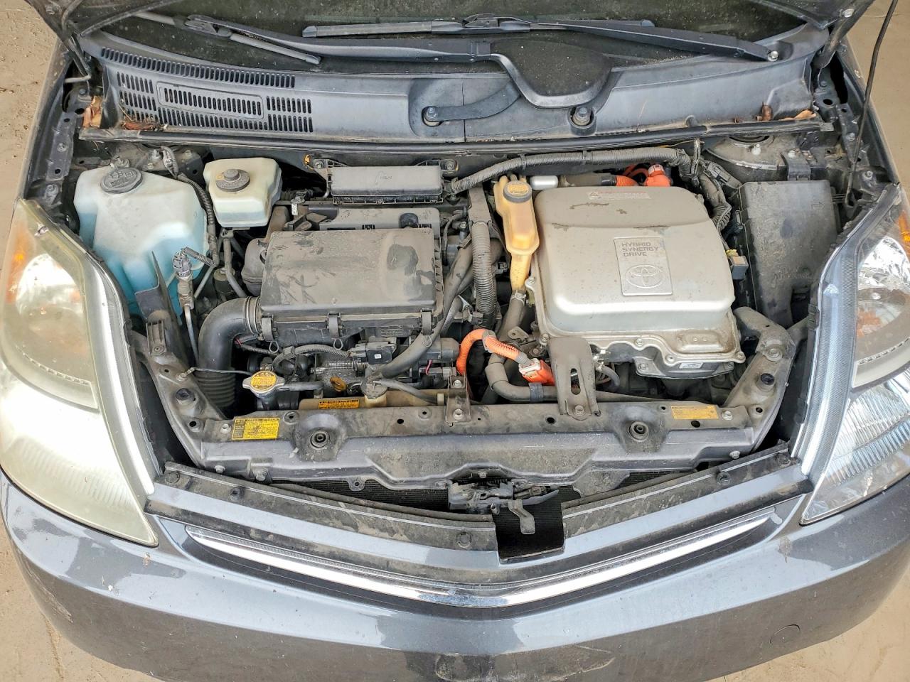 2007 Toyota Prius Base Gray vin: JTDKB20U073230244