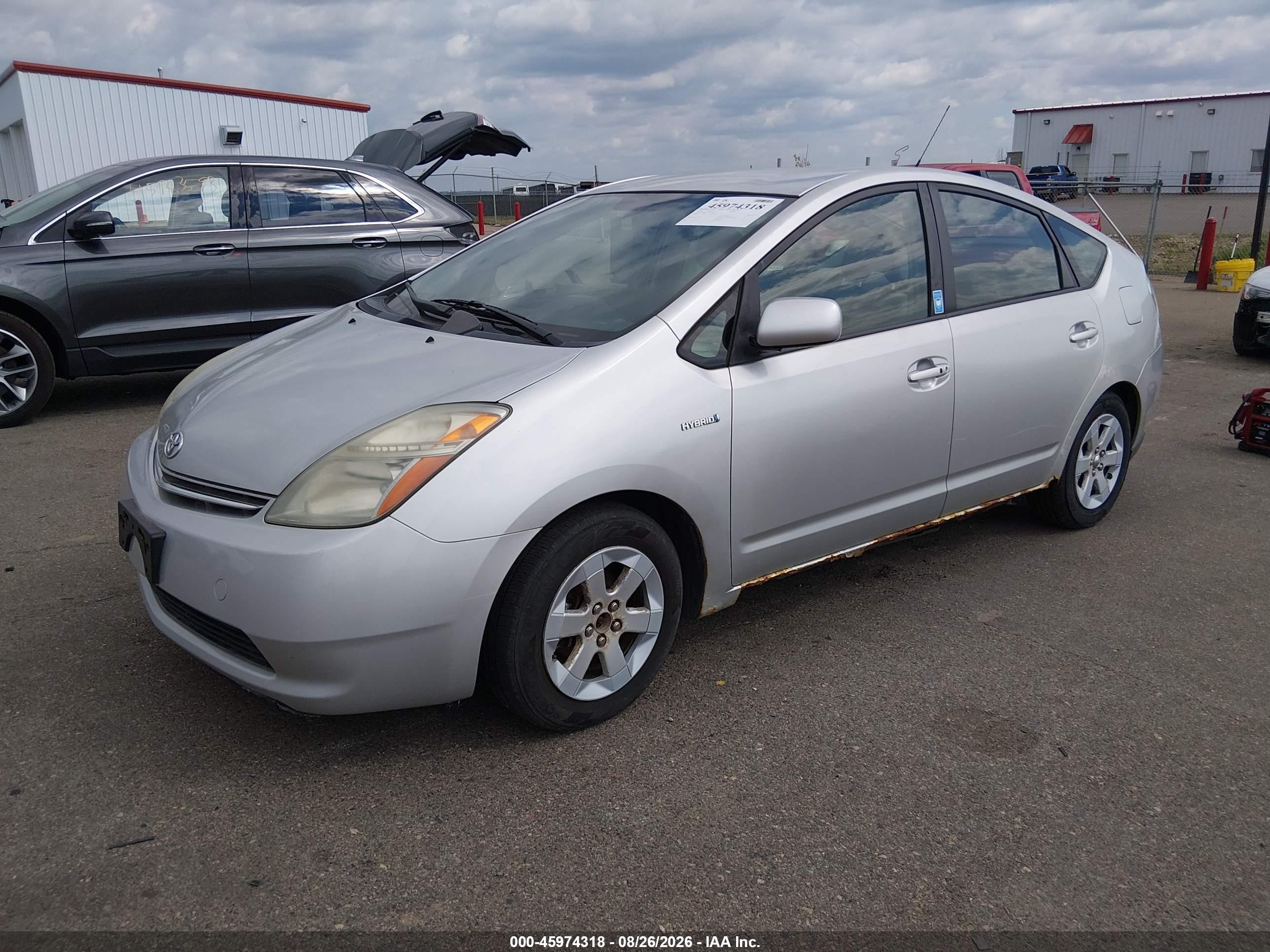 2007 Toyota Prius   Silver vin: JTDKB20U073240675