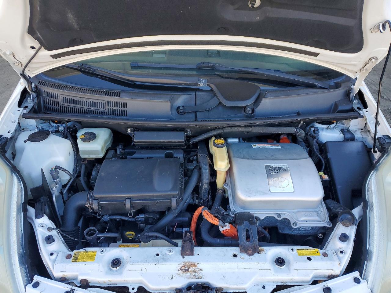 2007 Toyota Prius Белый vin: JTDKB20U073274616