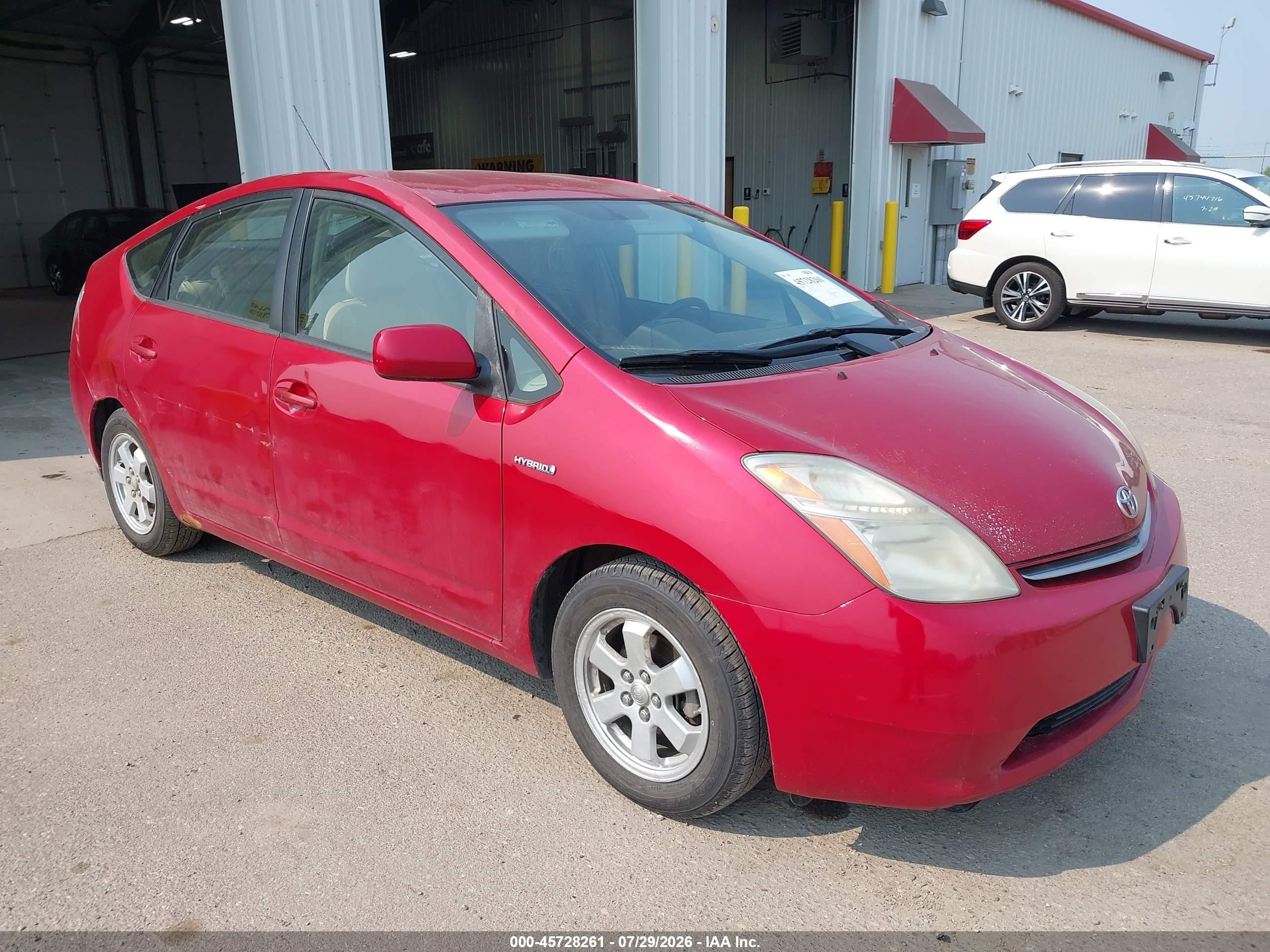 2007 Toyota Prius   Red vin: JTDKB20U073276303