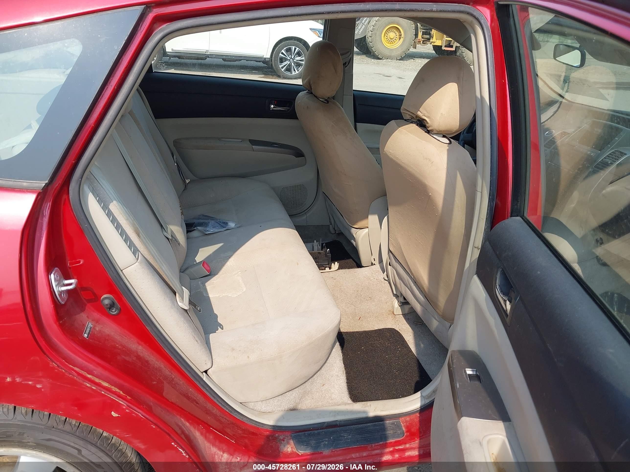 2007 Toyota Prius   Red vin: JTDKB20U073276303