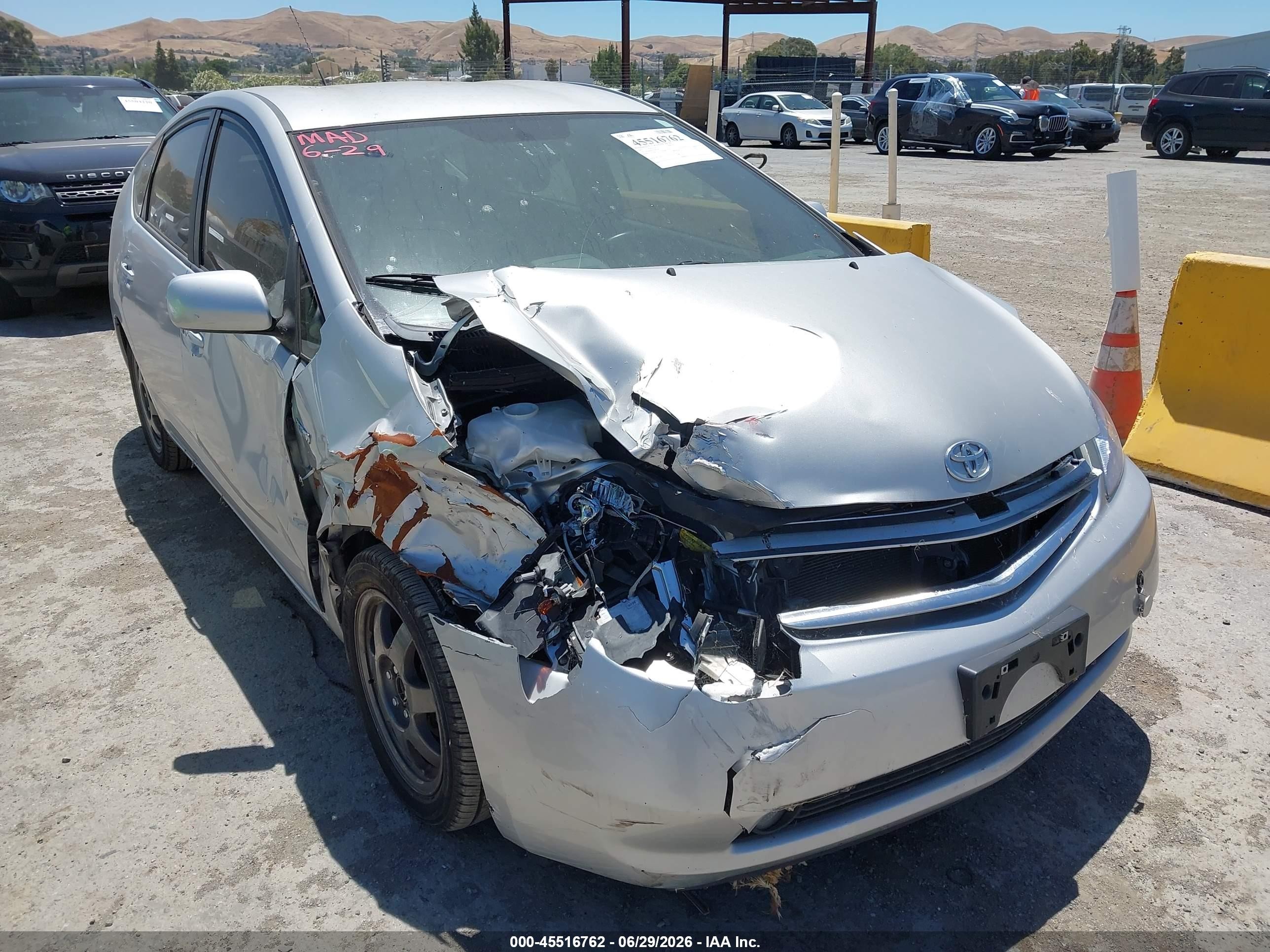 2007 Toyota Prius Touring Silver vin: JTDKB20U073287124