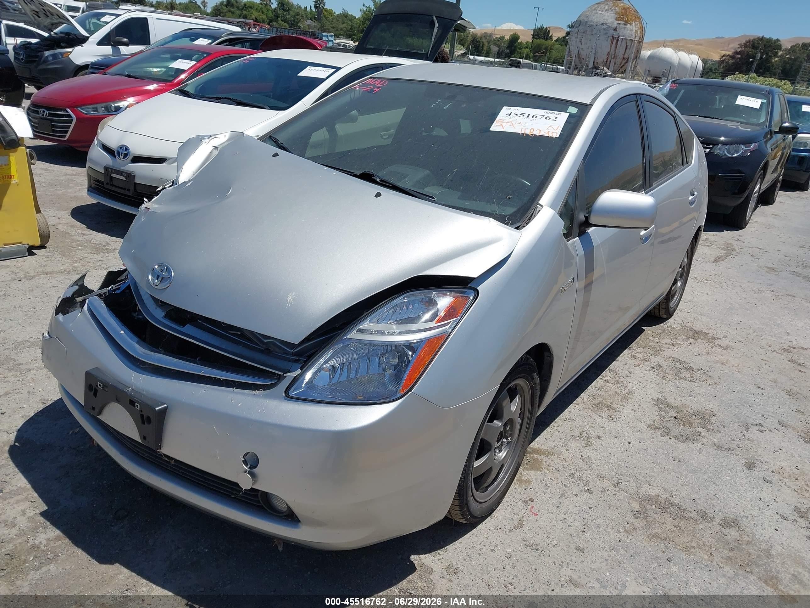 2007 Toyota Prius Touring Silver vin: JTDKB20U073287124