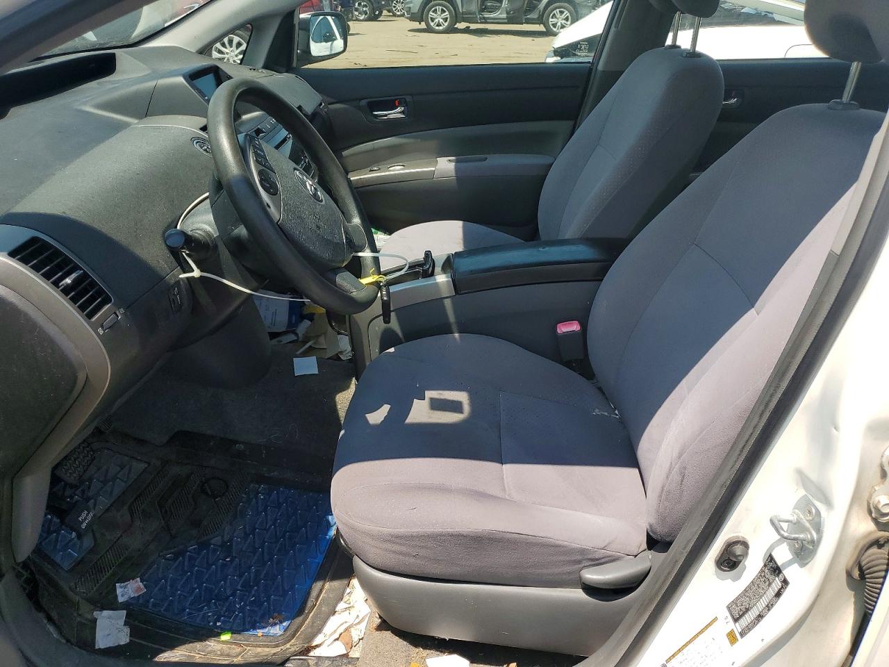 2007 Toyota Prius Base White vin: JTDKB20U077089054