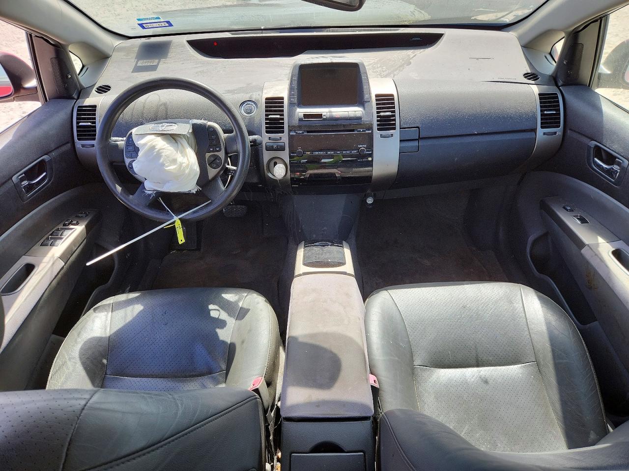 2007 Toyota Prius Base Red vin: JTDKB20U077548065