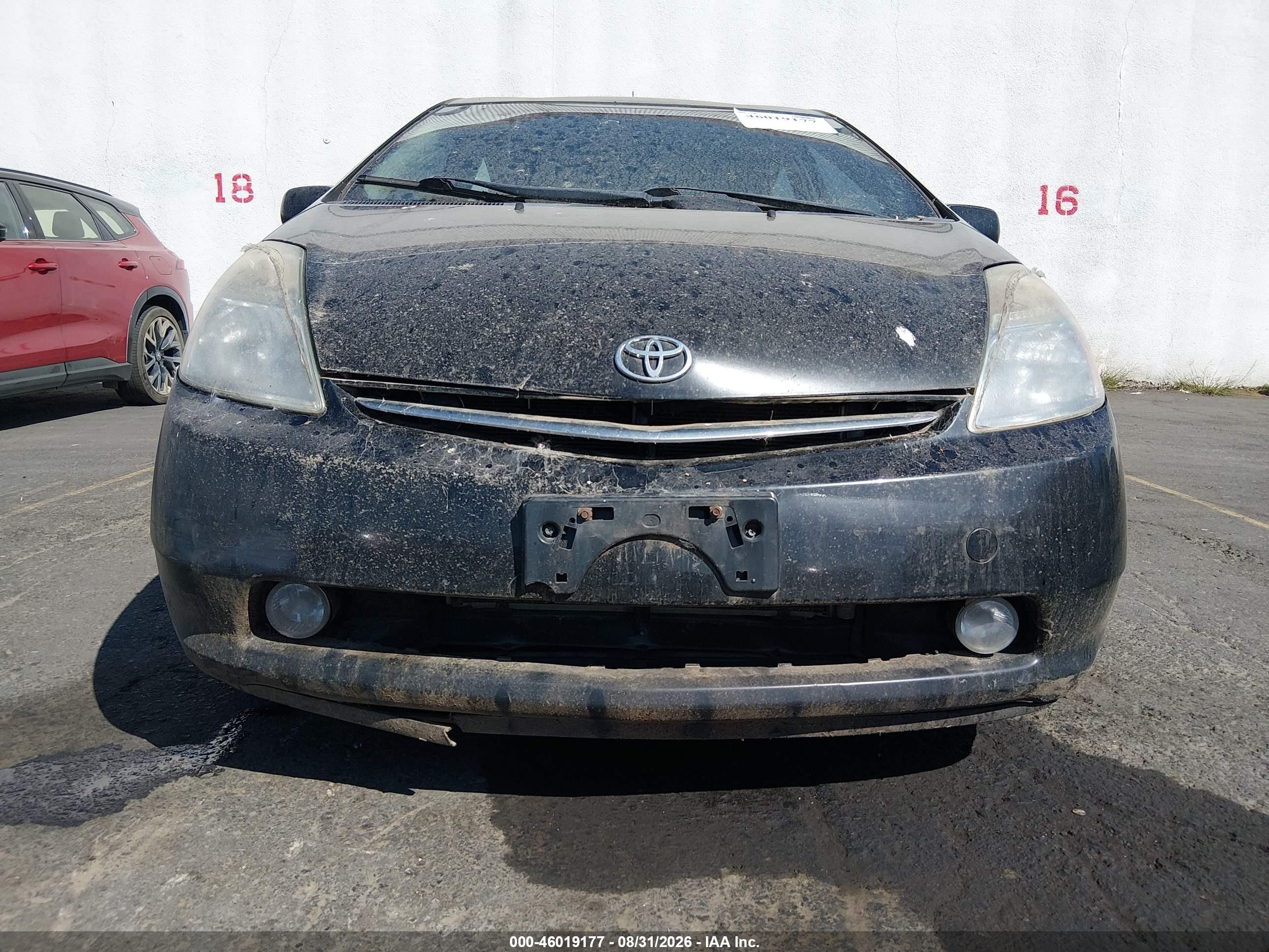 2007 Toyota Prius   Black vin: JTDKB20U077562287