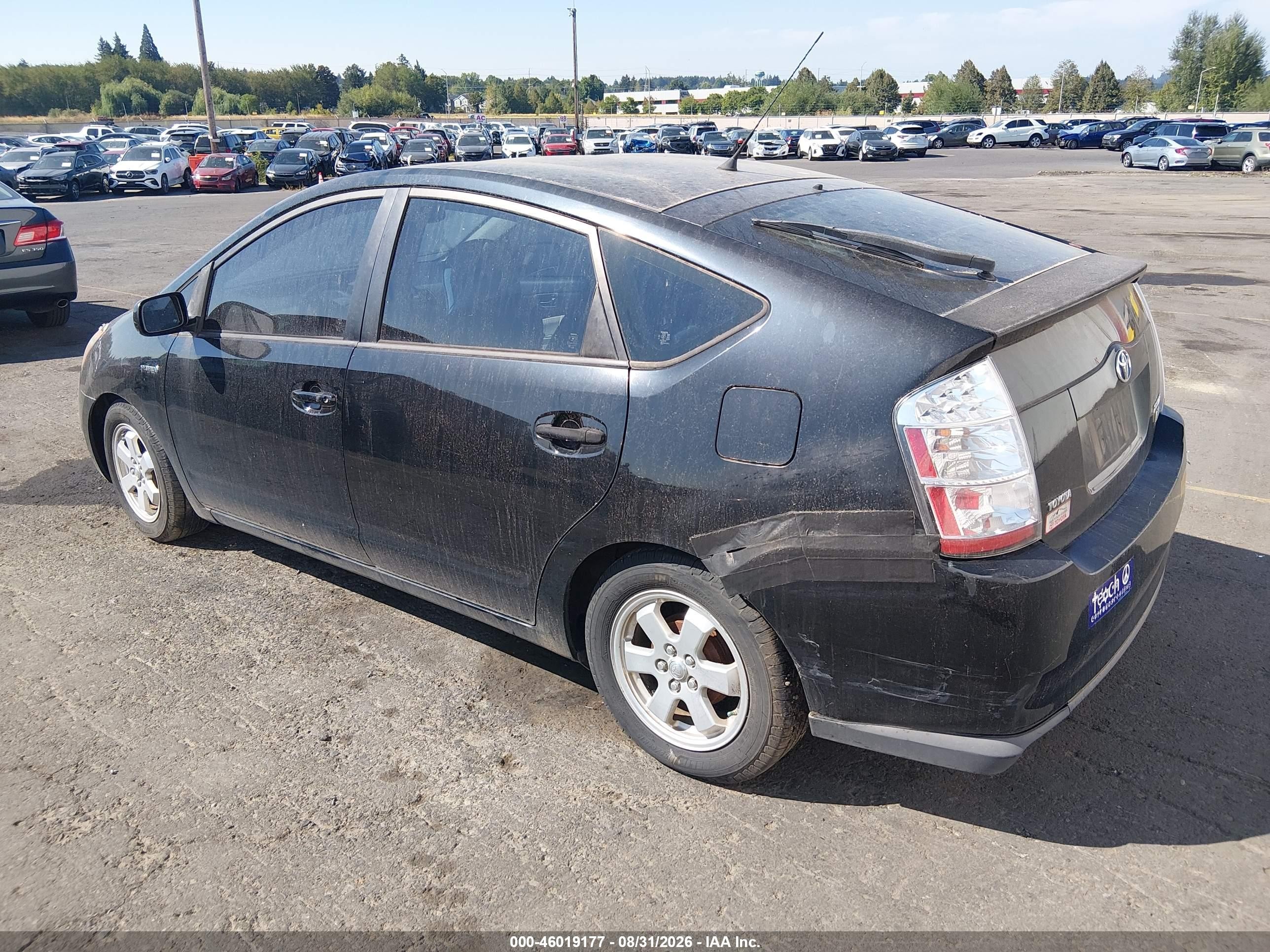 2007 Toyota Prius   Black vin: JTDKB20U077562287