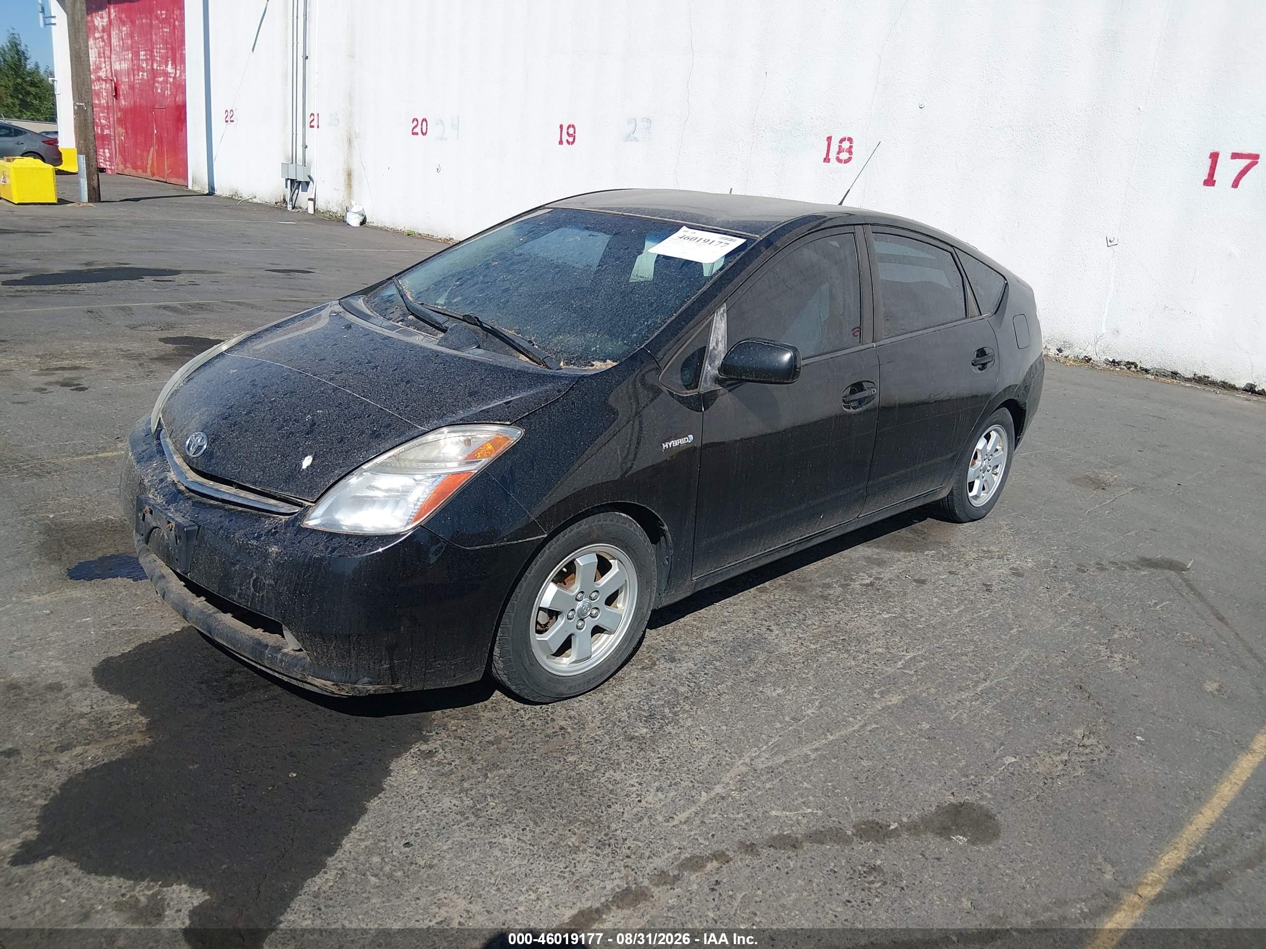 2007 Toyota Prius   Black vin: JTDKB20U077562287