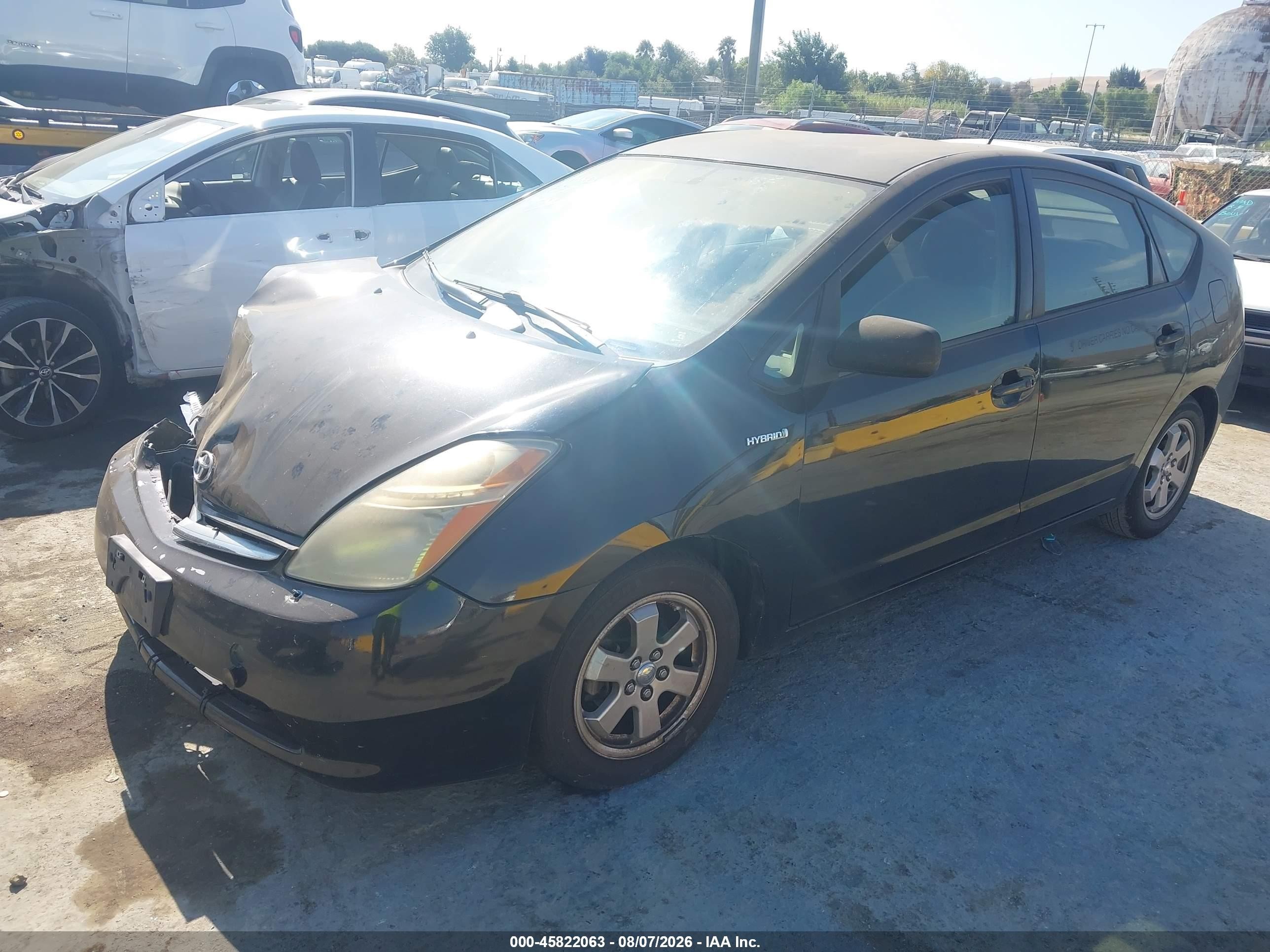 2007 Toyota Prius   Black vin: JTDKB20U077563729