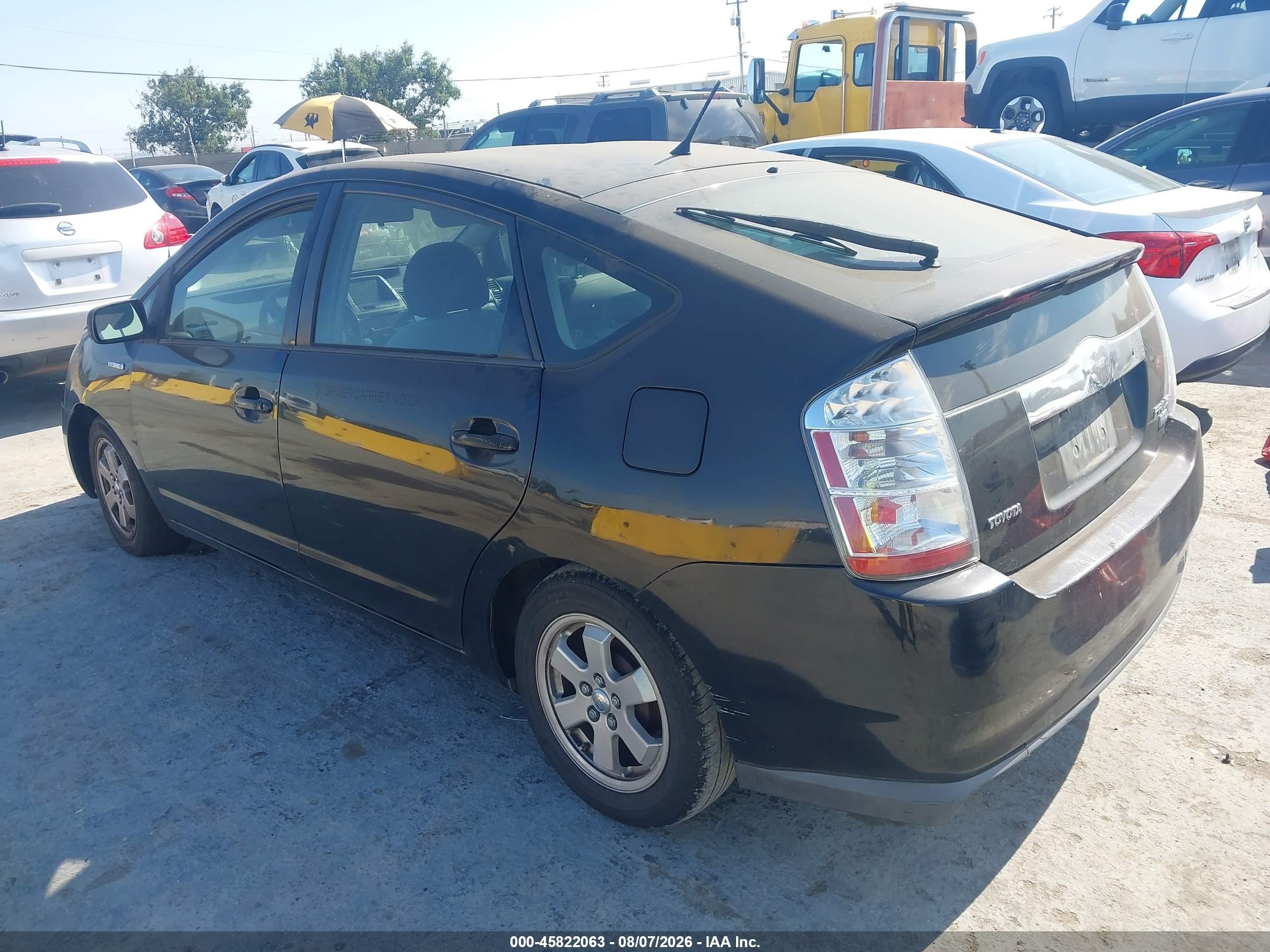 2007 Toyota Prius   Black vin: JTDKB20U077563729
