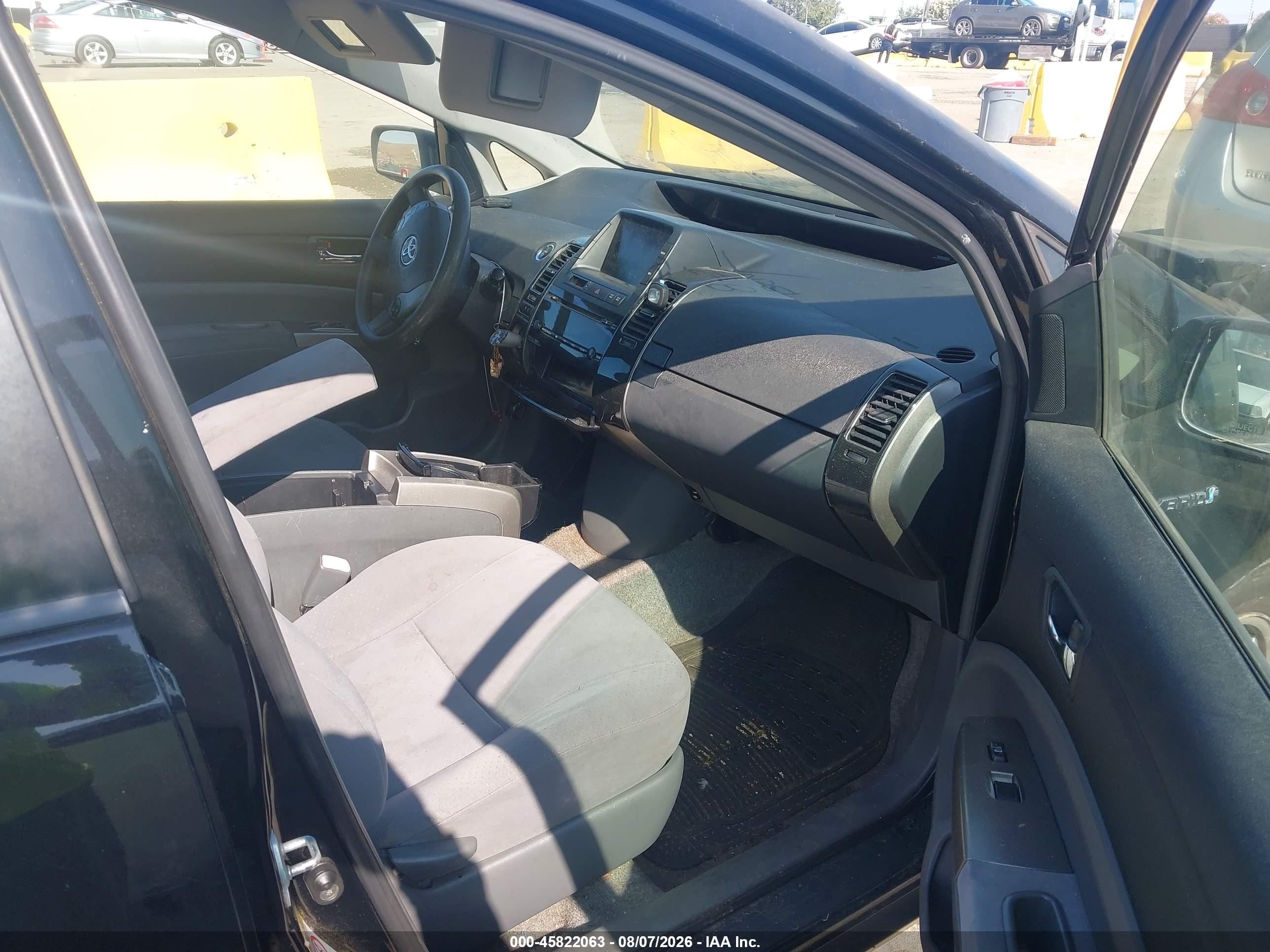2007 Toyota Prius   Black vin: JTDKB20U077563729