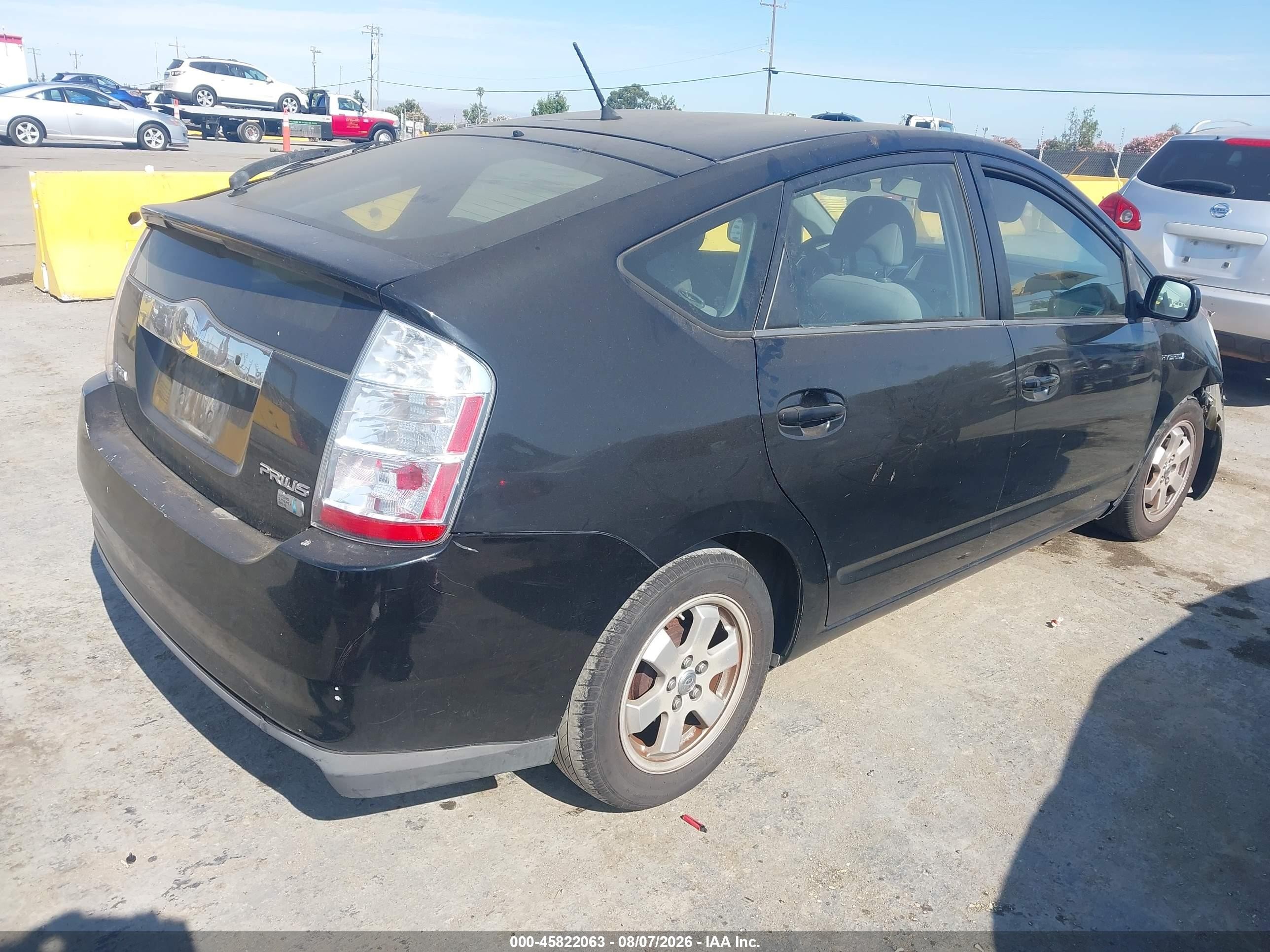 2007 Toyota Prius   Black vin: JTDKB20U077563729