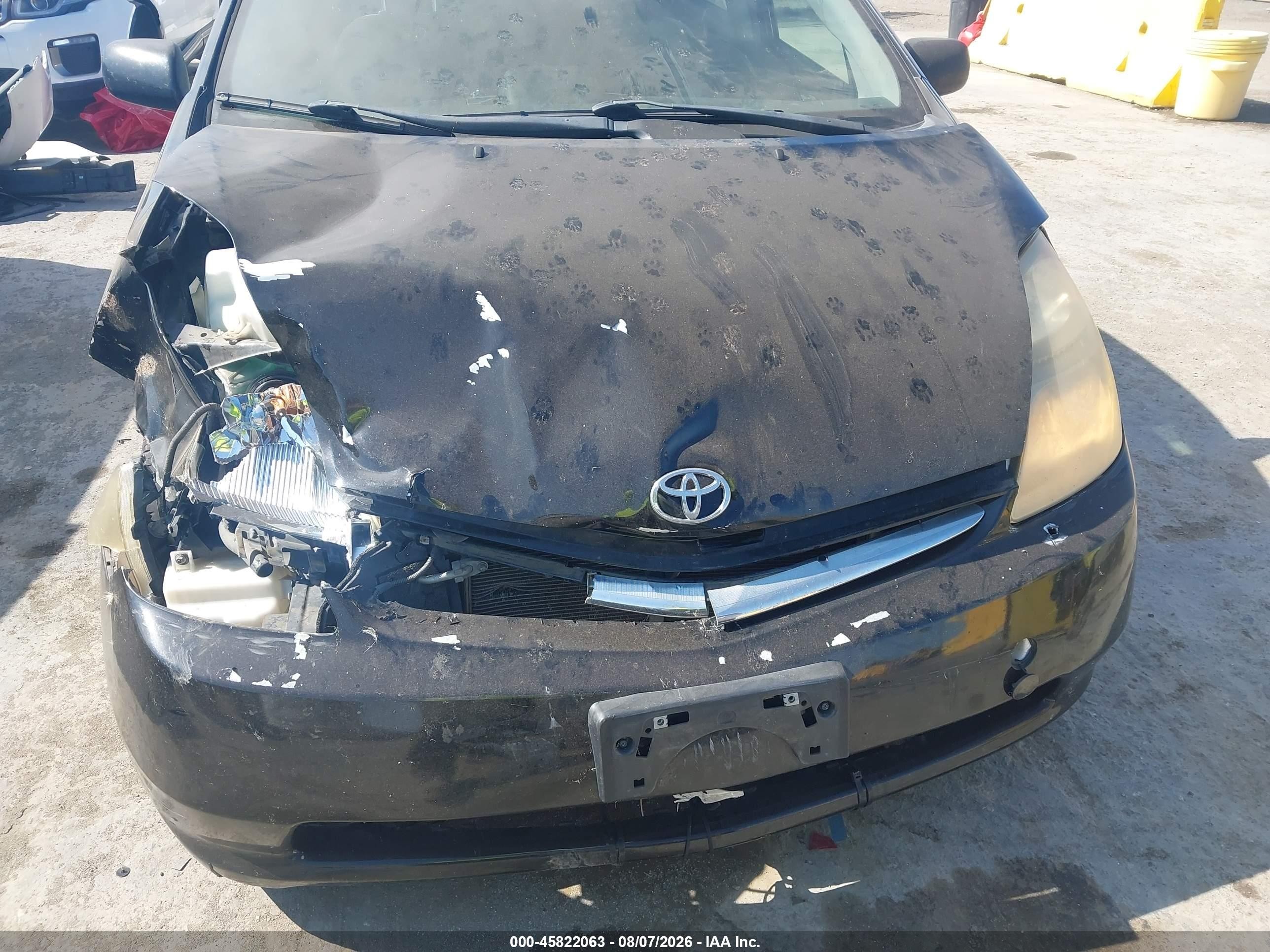 2007 Toyota Prius   Black vin: JTDKB20U077563729