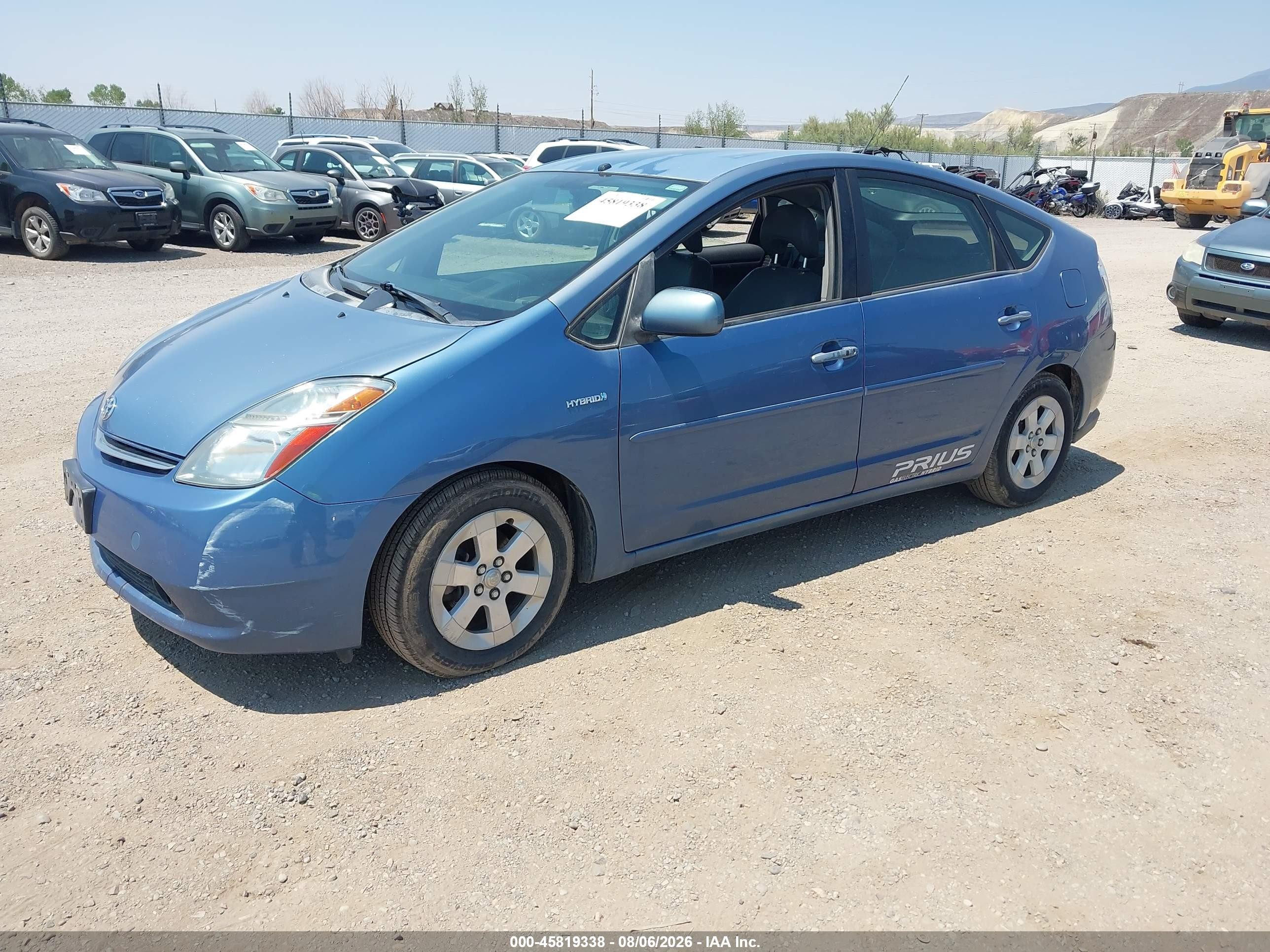 2007 Toyota Prius   Blue vin: JTDKB20U077585858