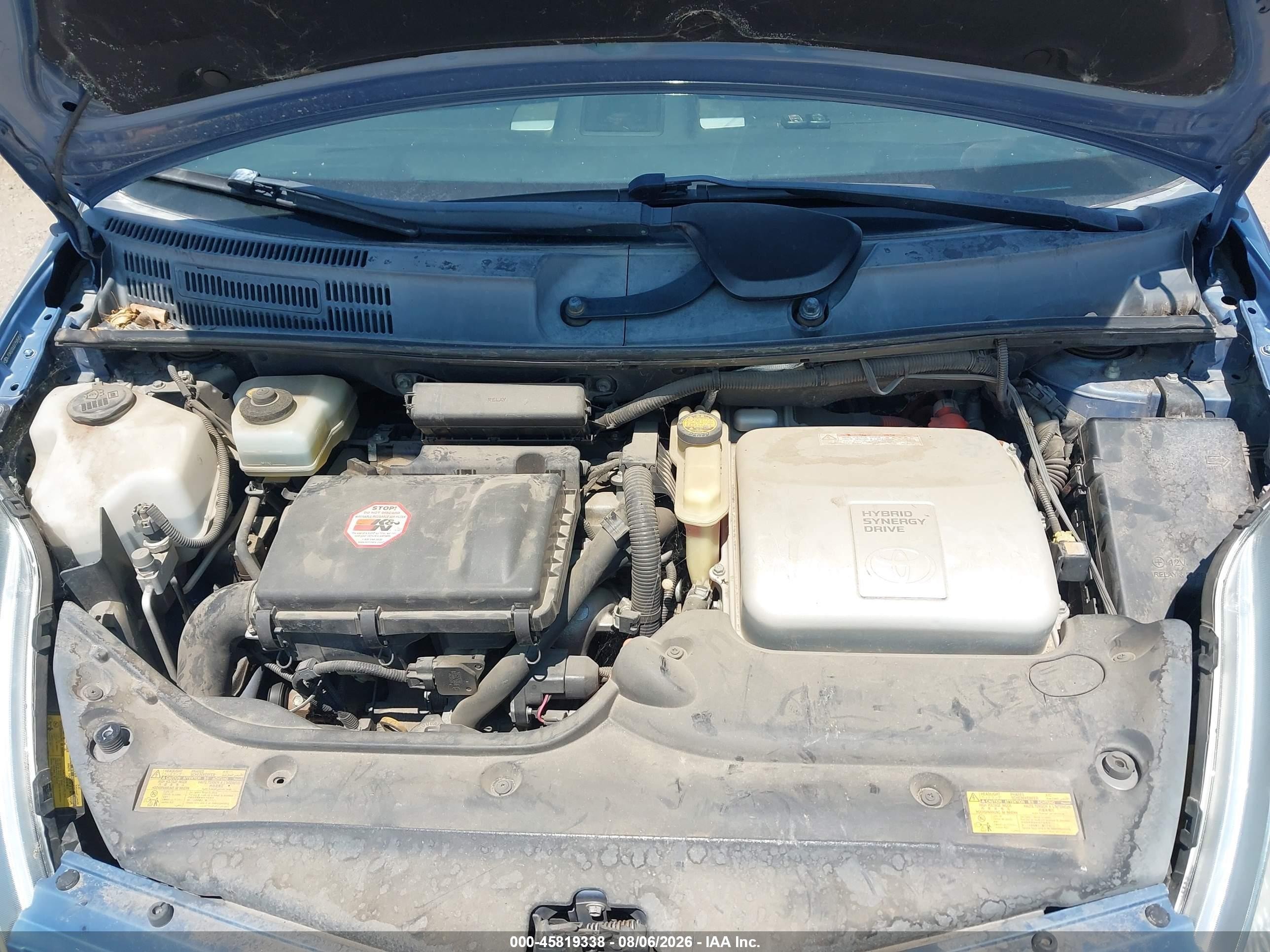 2007 Toyota Prius   Blue vin: JTDKB20U077585858