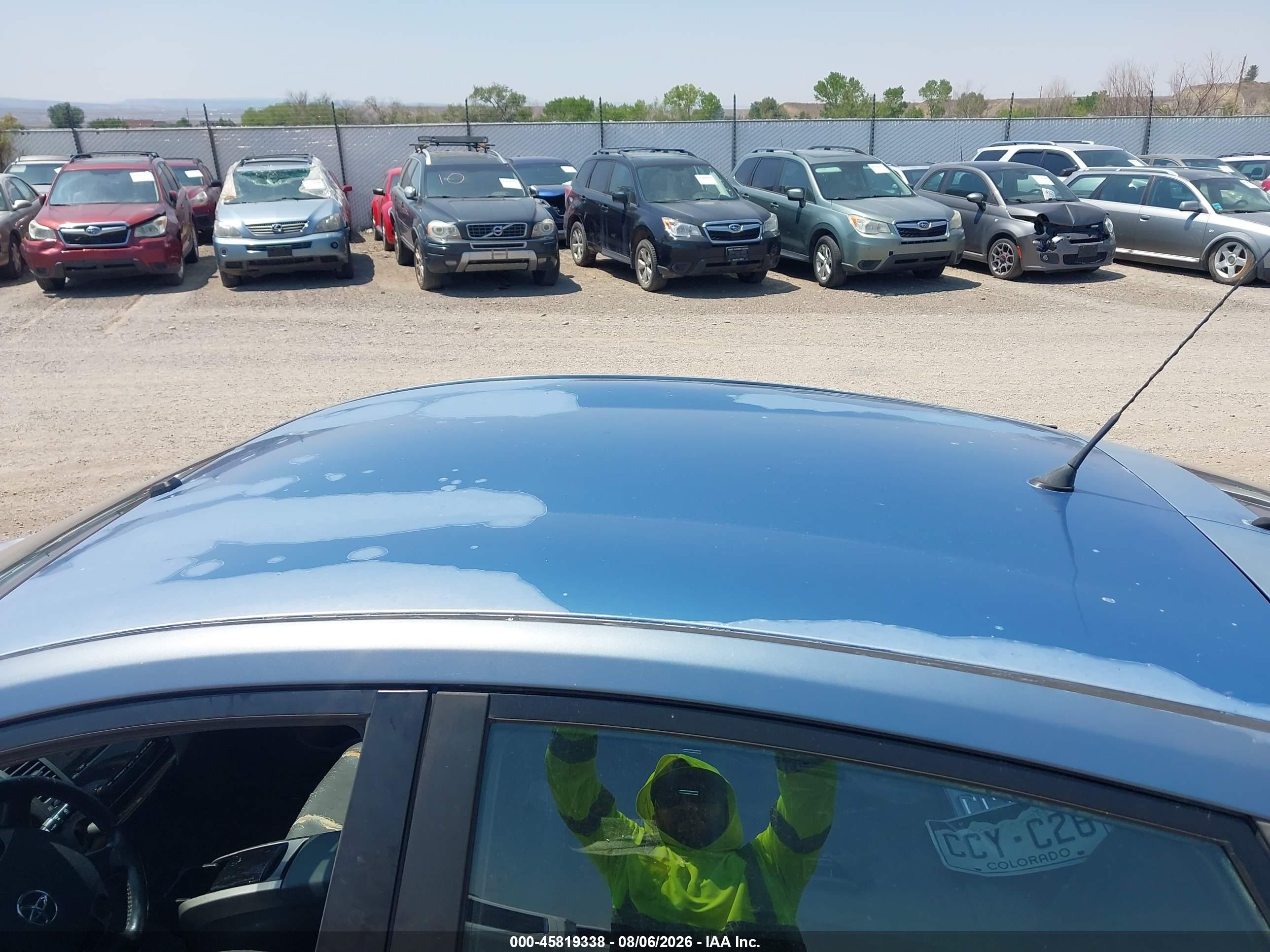 2007 Toyota Prius   Blue vin: JTDKB20U077585858