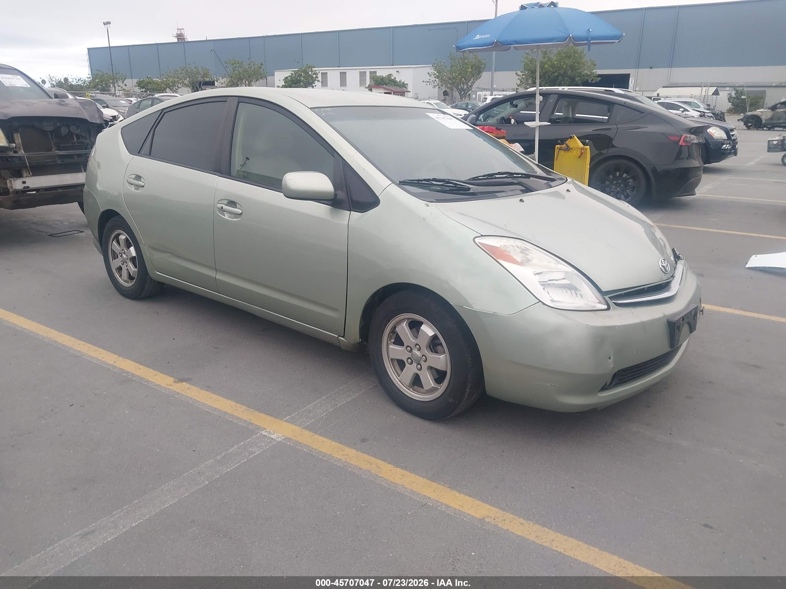 2007 Toyota Prius   Green vin: JTDKB20U077587738