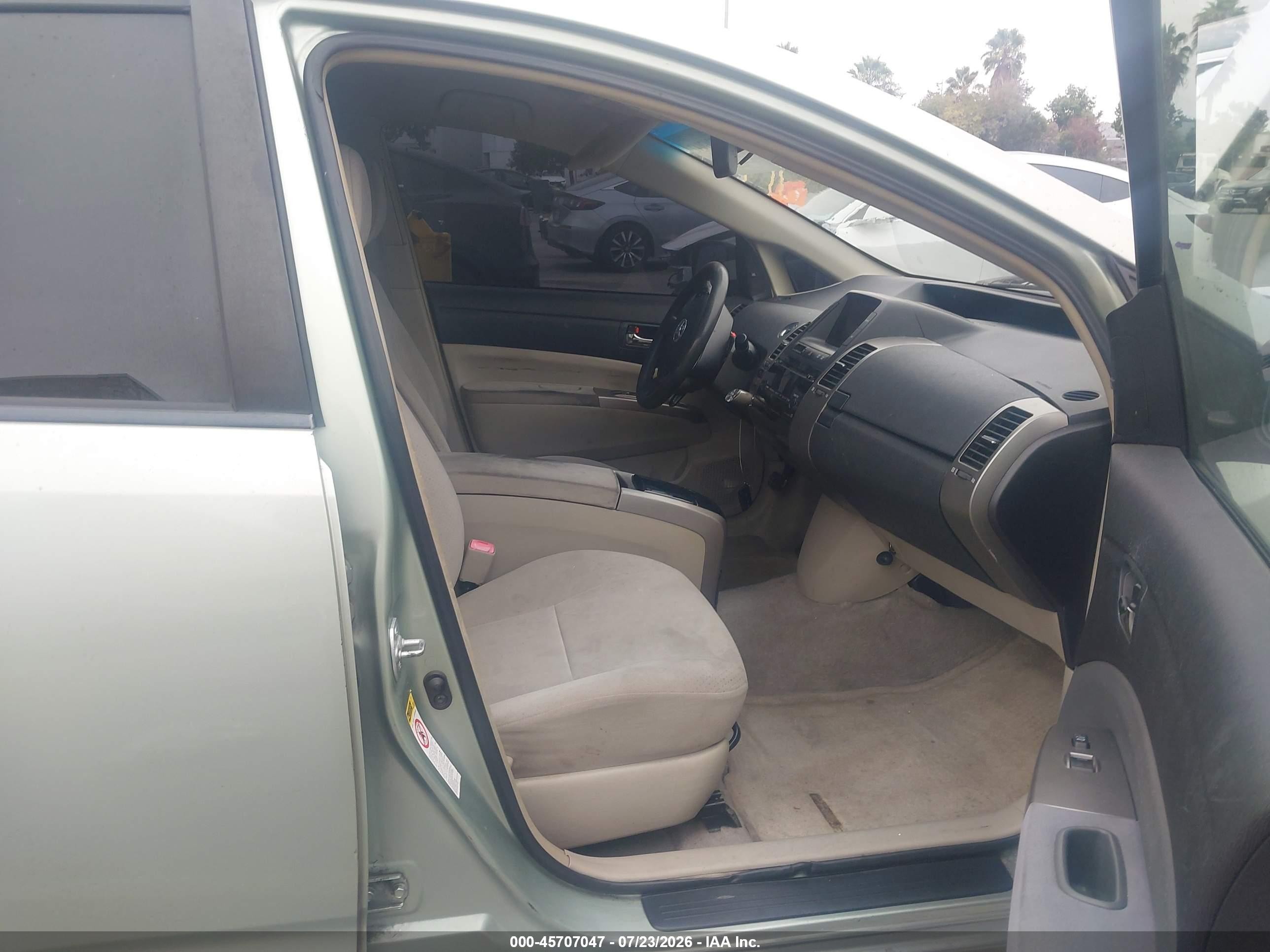 2007 Toyota Prius   Green vin: JTDKB20U077587738