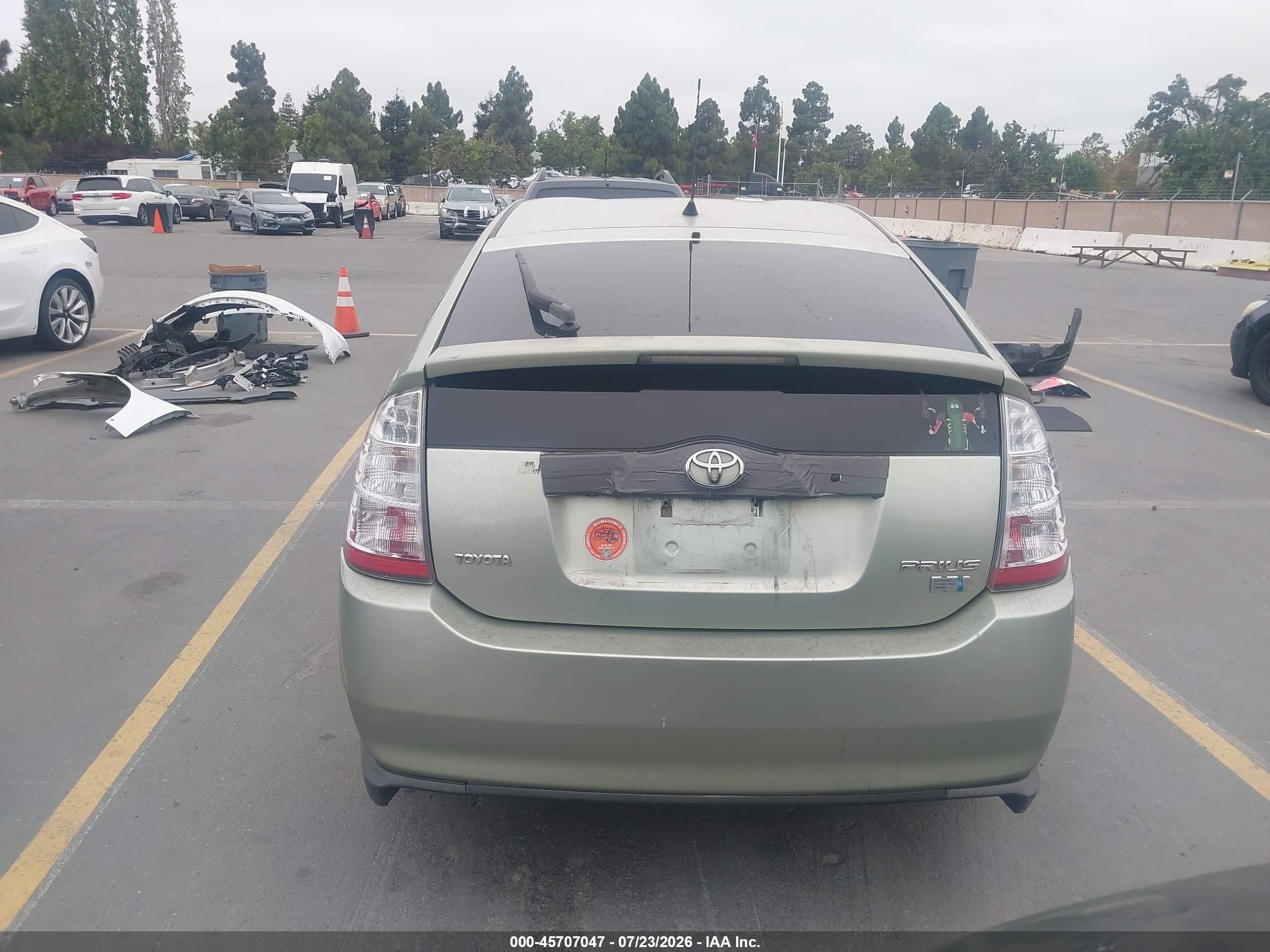 2007 Toyota Prius   Green vin: JTDKB20U077587738