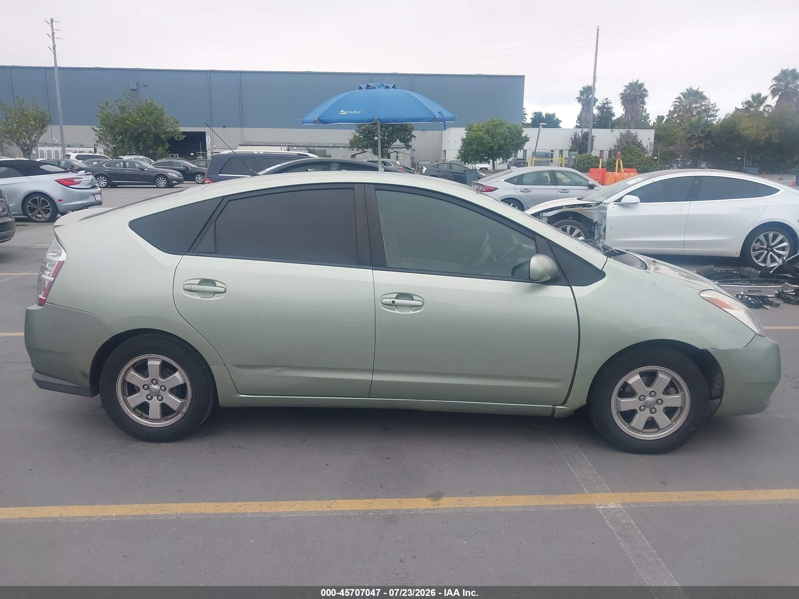2007 Toyota Prius   Green vin: JTDKB20U077587738