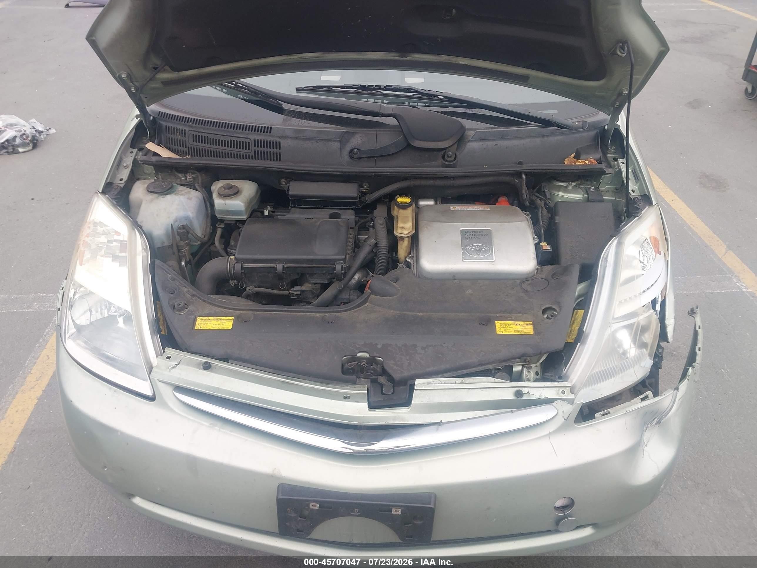 2007 Toyota Prius   Green vin: JTDKB20U077587738
