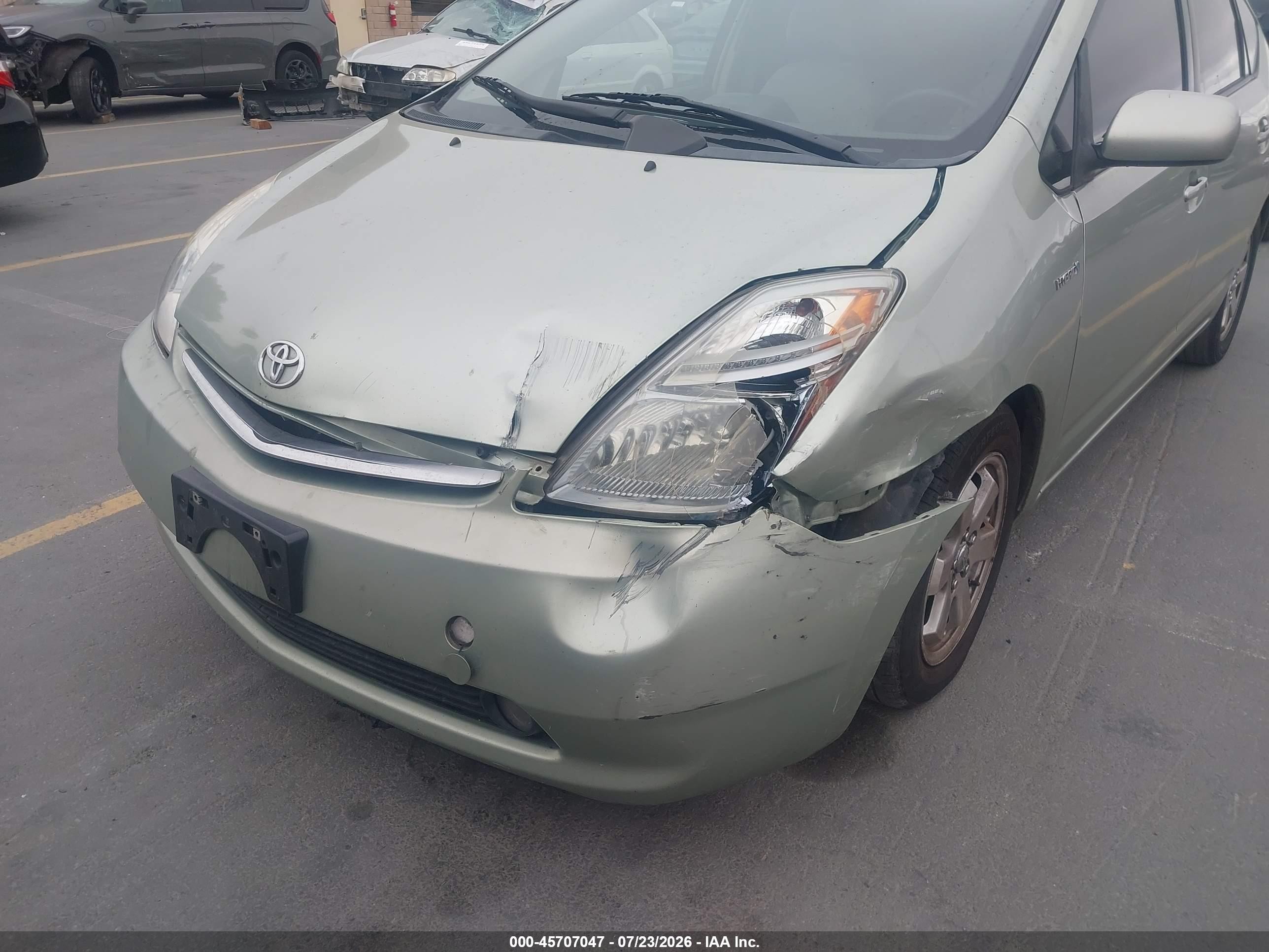 2007 Toyota Prius   Green vin: JTDKB20U077587738