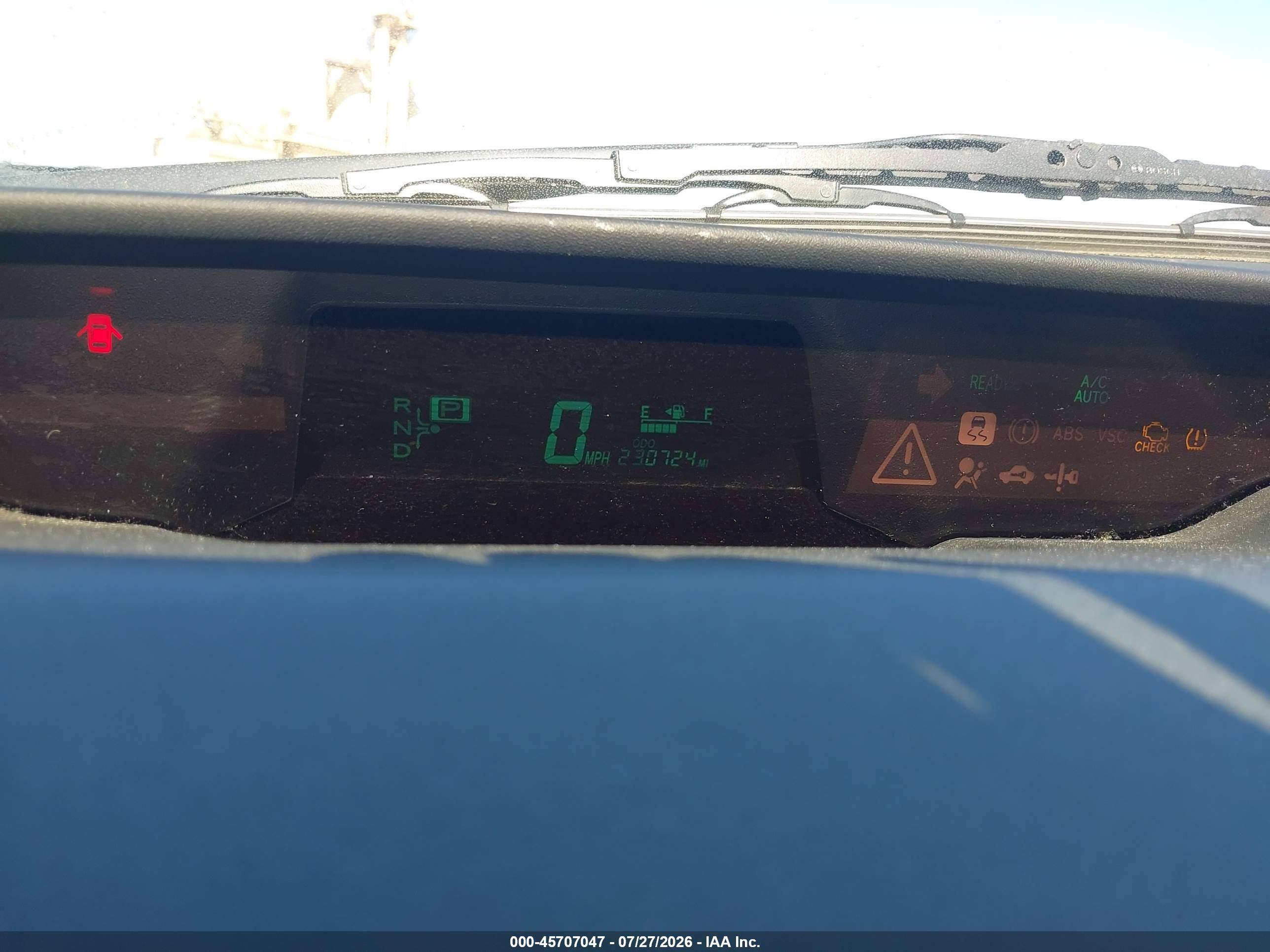 2007 Toyota Prius   Green vin: JTDKB20U077587738
