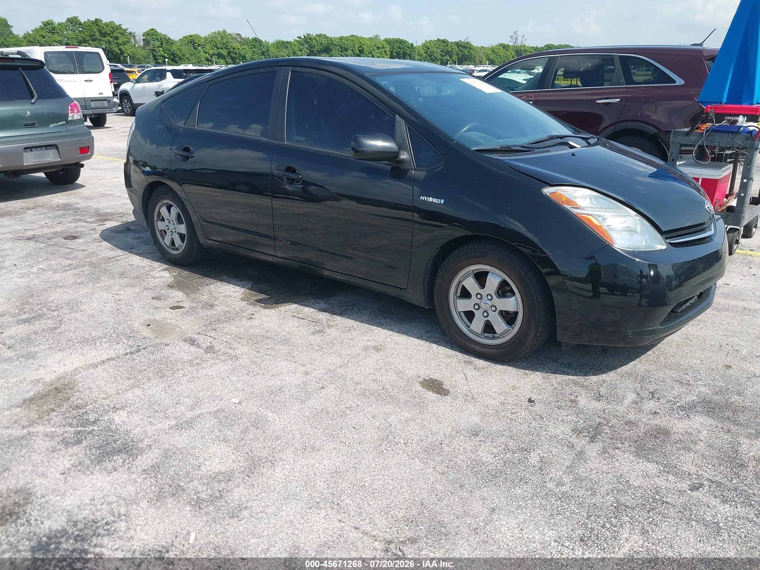2007 Toyota Prius   Black vin: JTDKB20U077593278