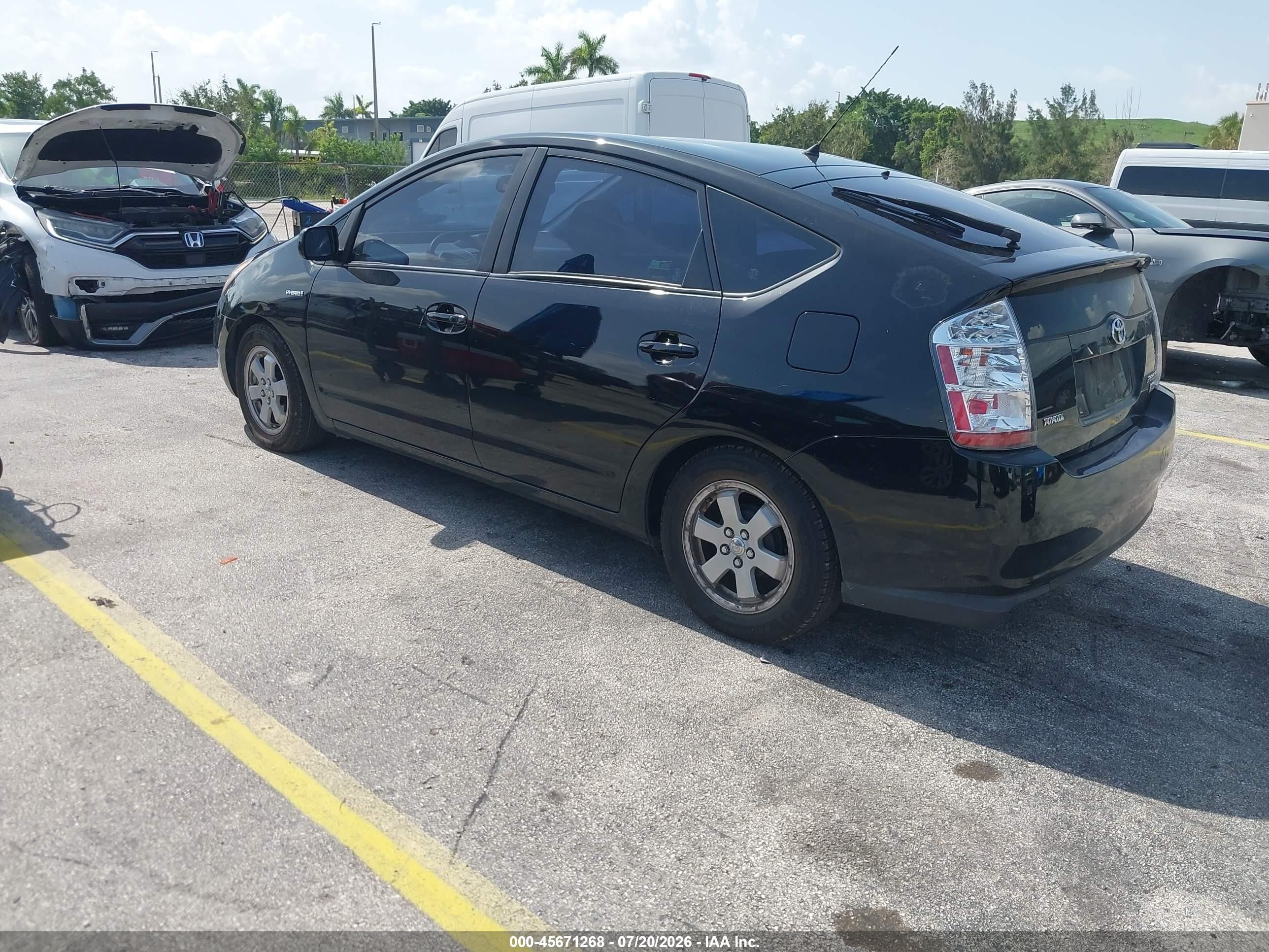 2007 Toyota Prius   Black vin: JTDKB20U077593278