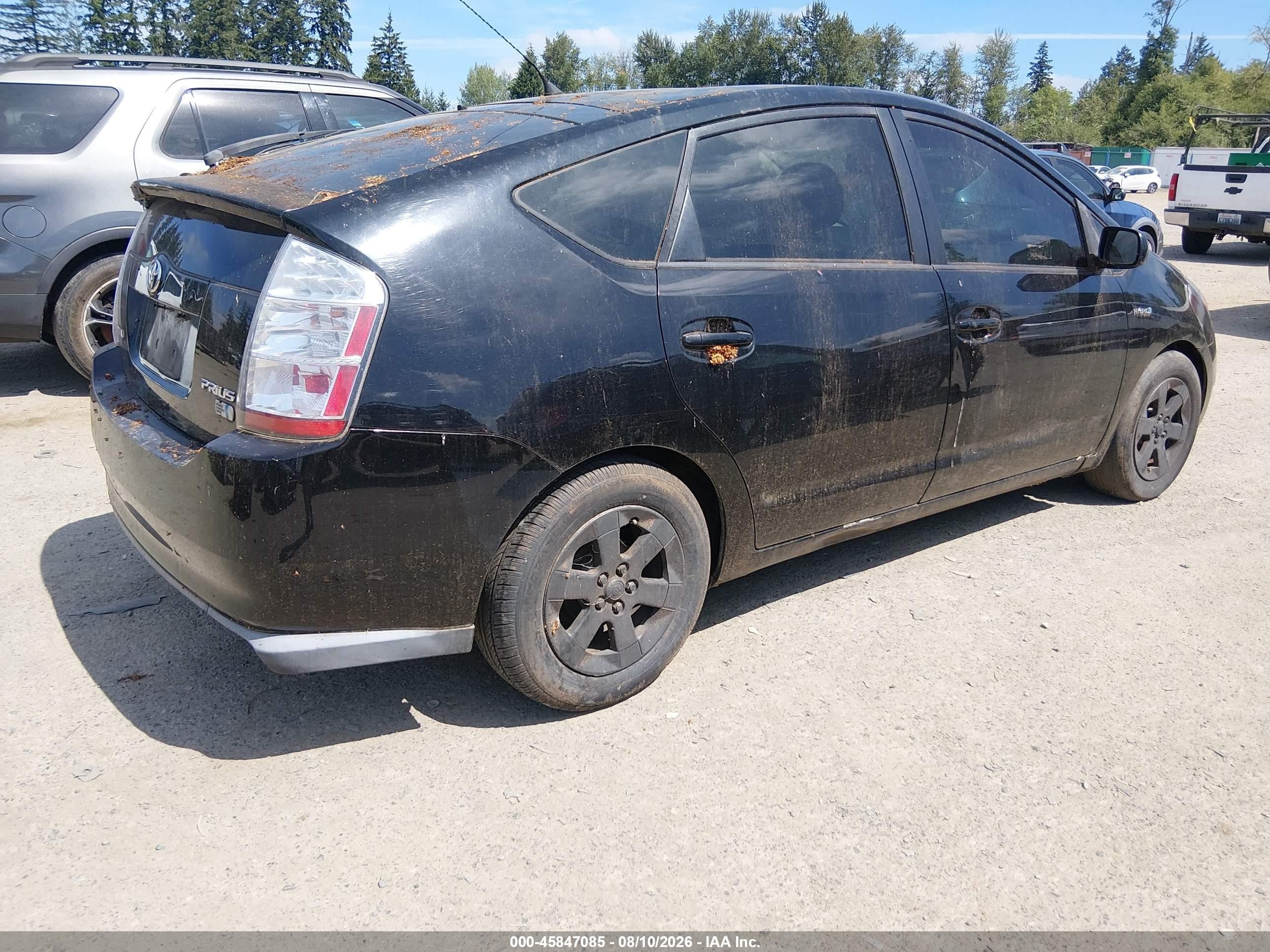 2007 Toyota Prius   Black vin: JTDKB20U077598710