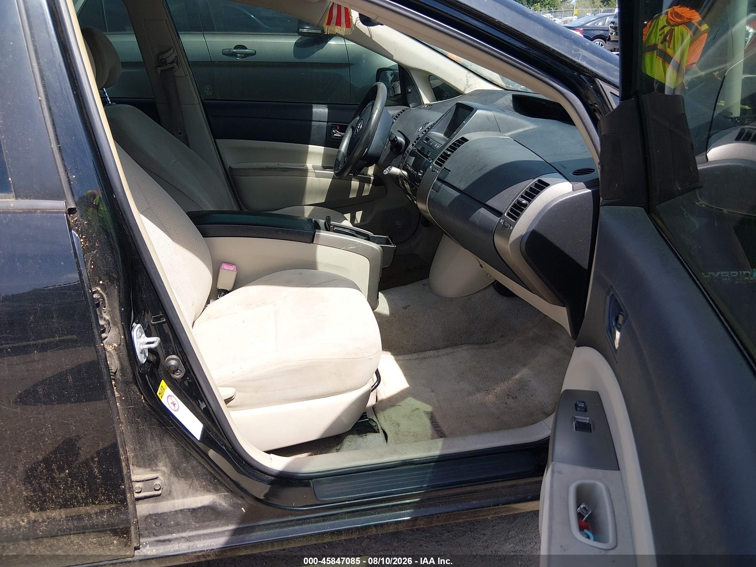 2007 Toyota Prius   Black vin: JTDKB20U077598710