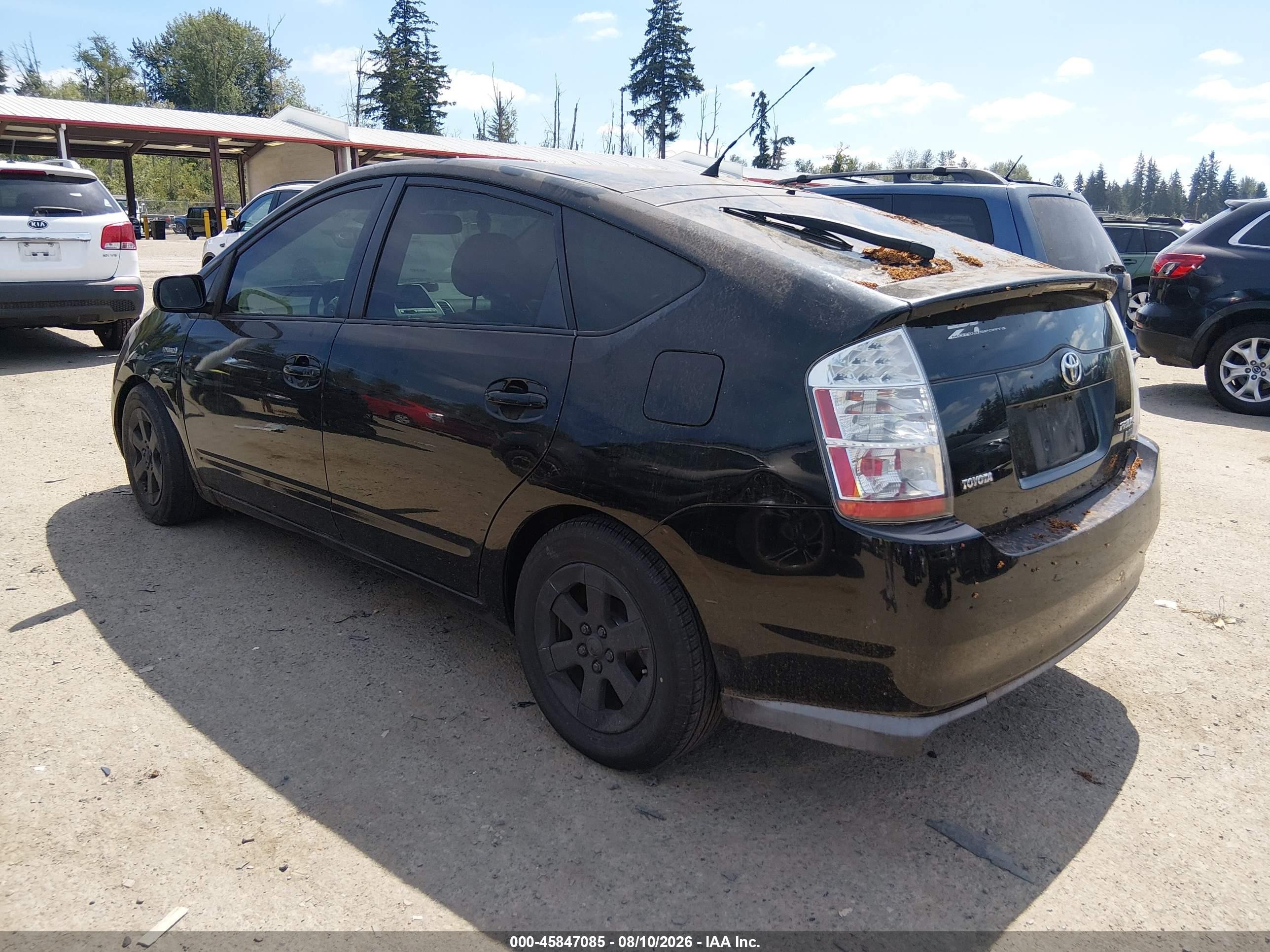 2007 Toyota Prius   Black vin: JTDKB20U077598710