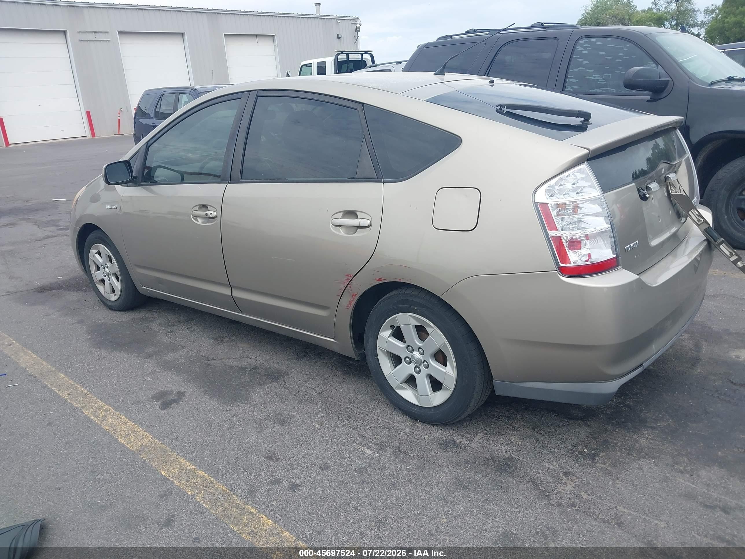 2007 Toyota Prius   Gold vin: JTDKB20U077632287