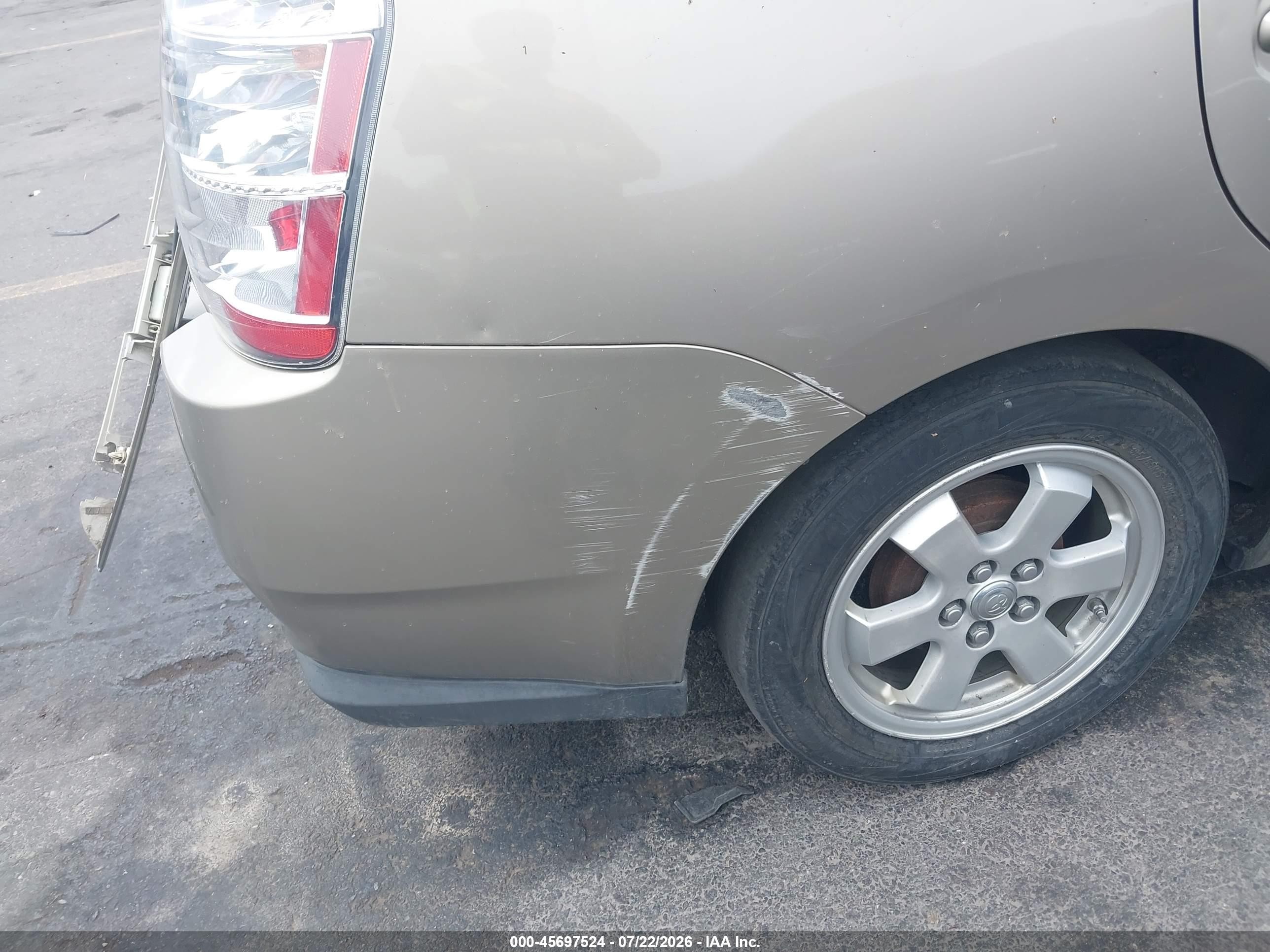 2007 Toyota Prius   Gold vin: JTDKB20U077632287